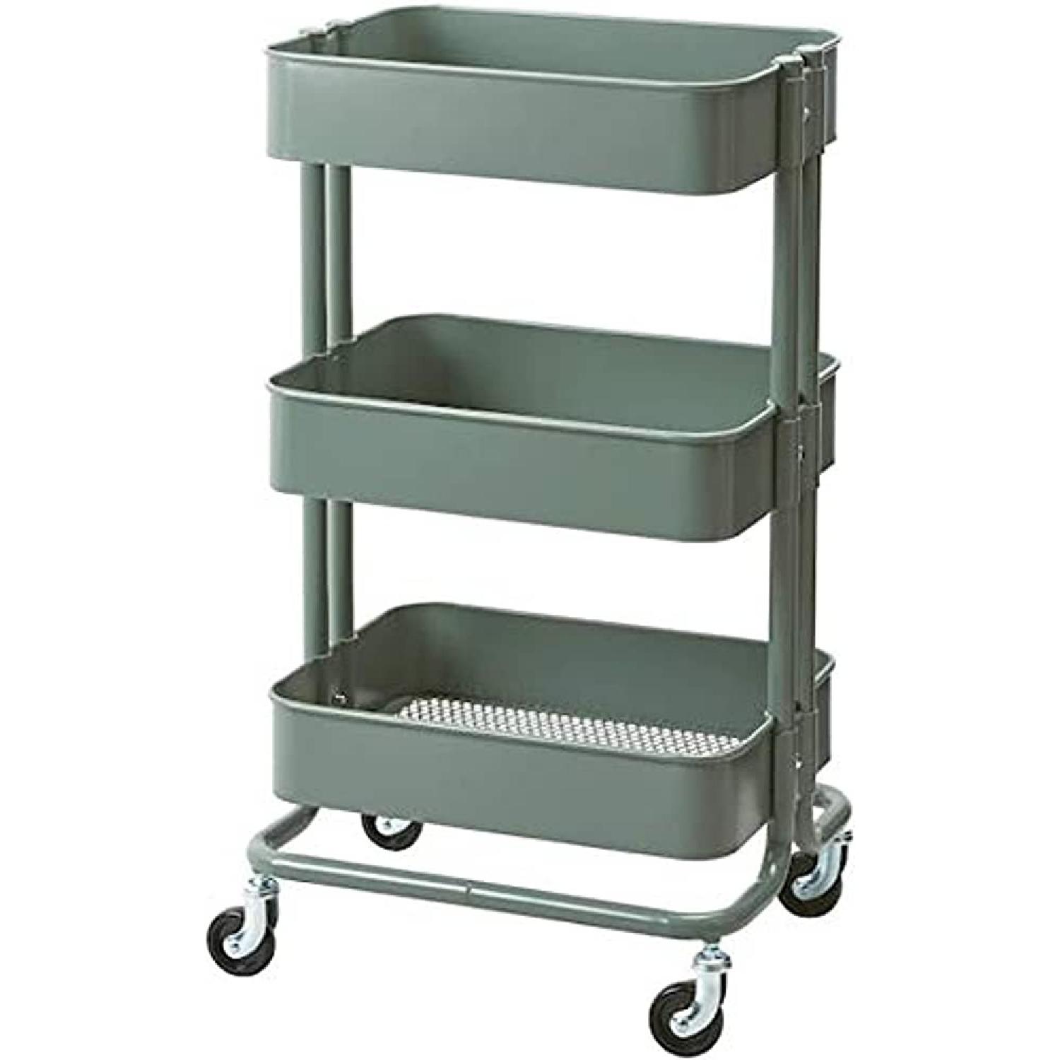 IKEA RASKOG Green Cart - image-4