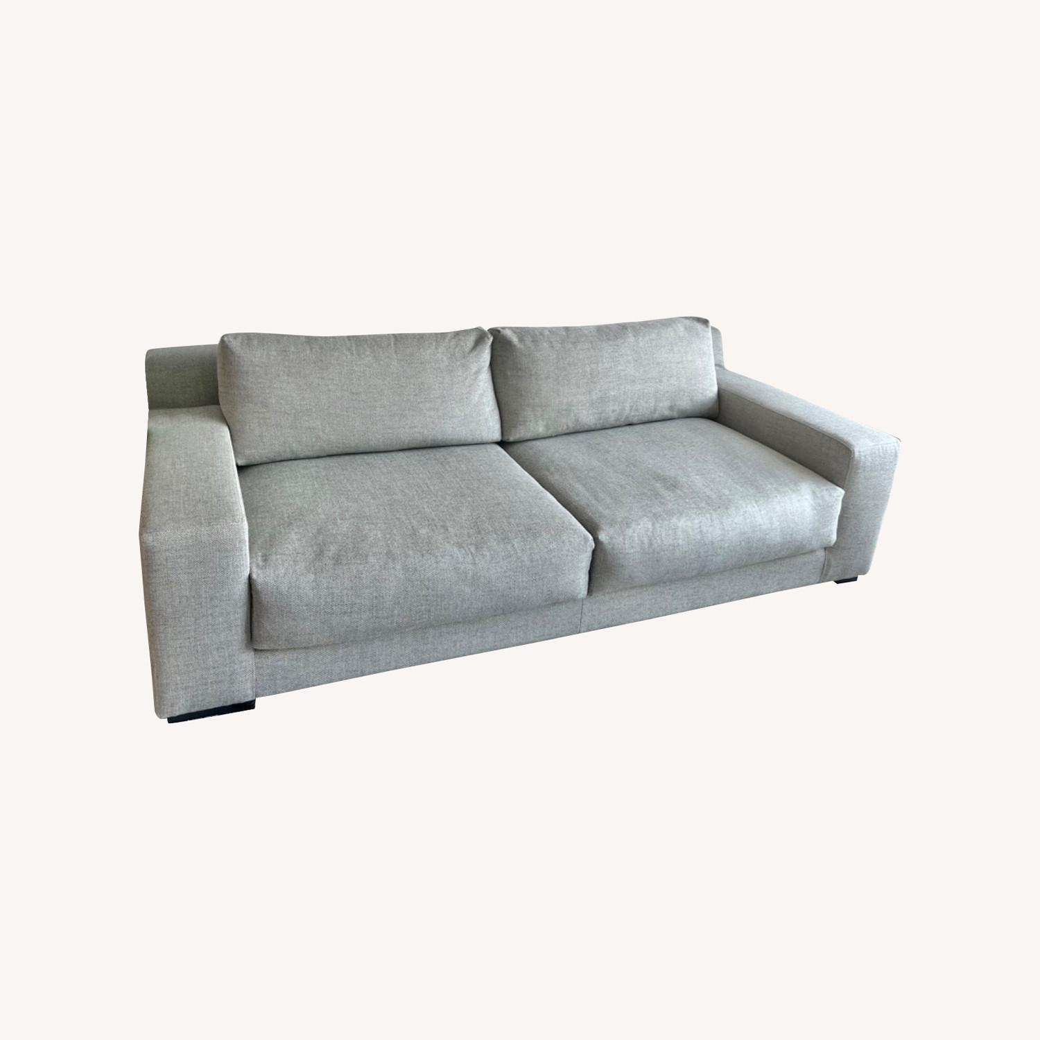 West Elm 92" Gray 2-seater Sofa - image-3