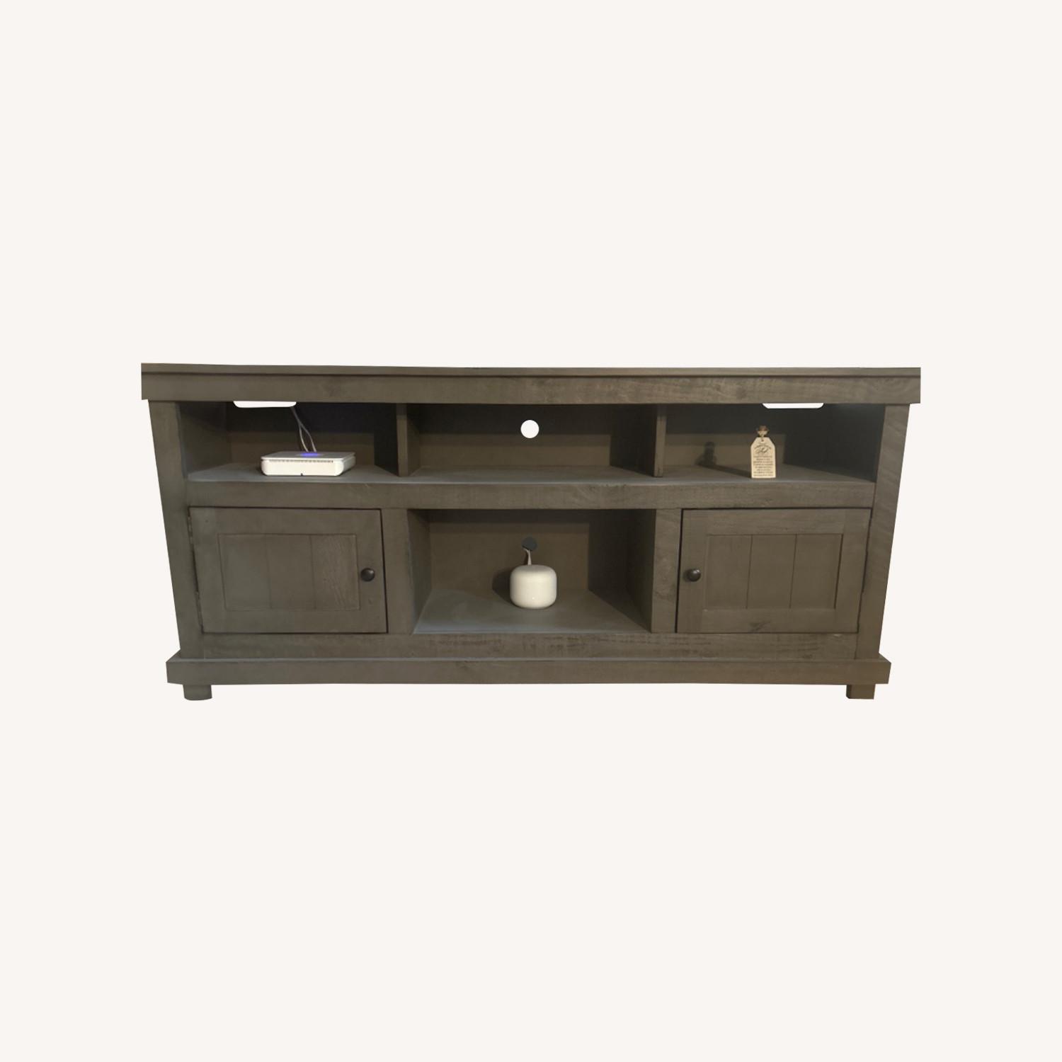 Grey Tv Stand - image-0
