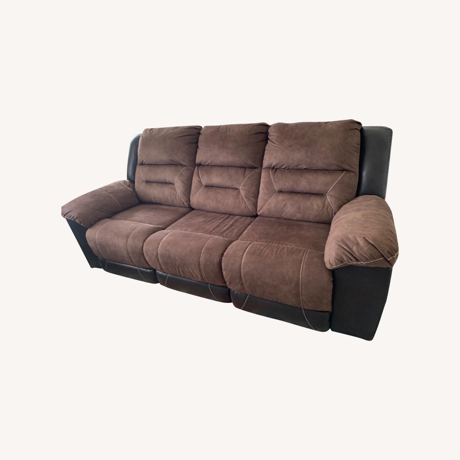 Ashley 3 Seat Recliner Sofa - image-0