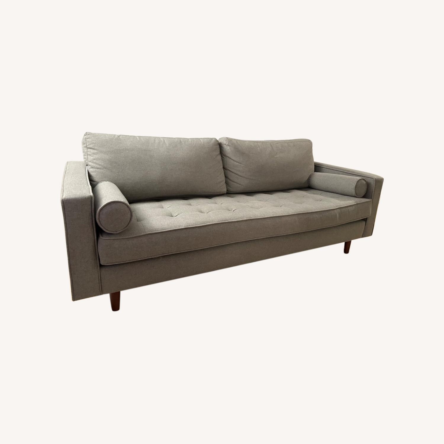 AllModern Grey Sofa 84" - image-0