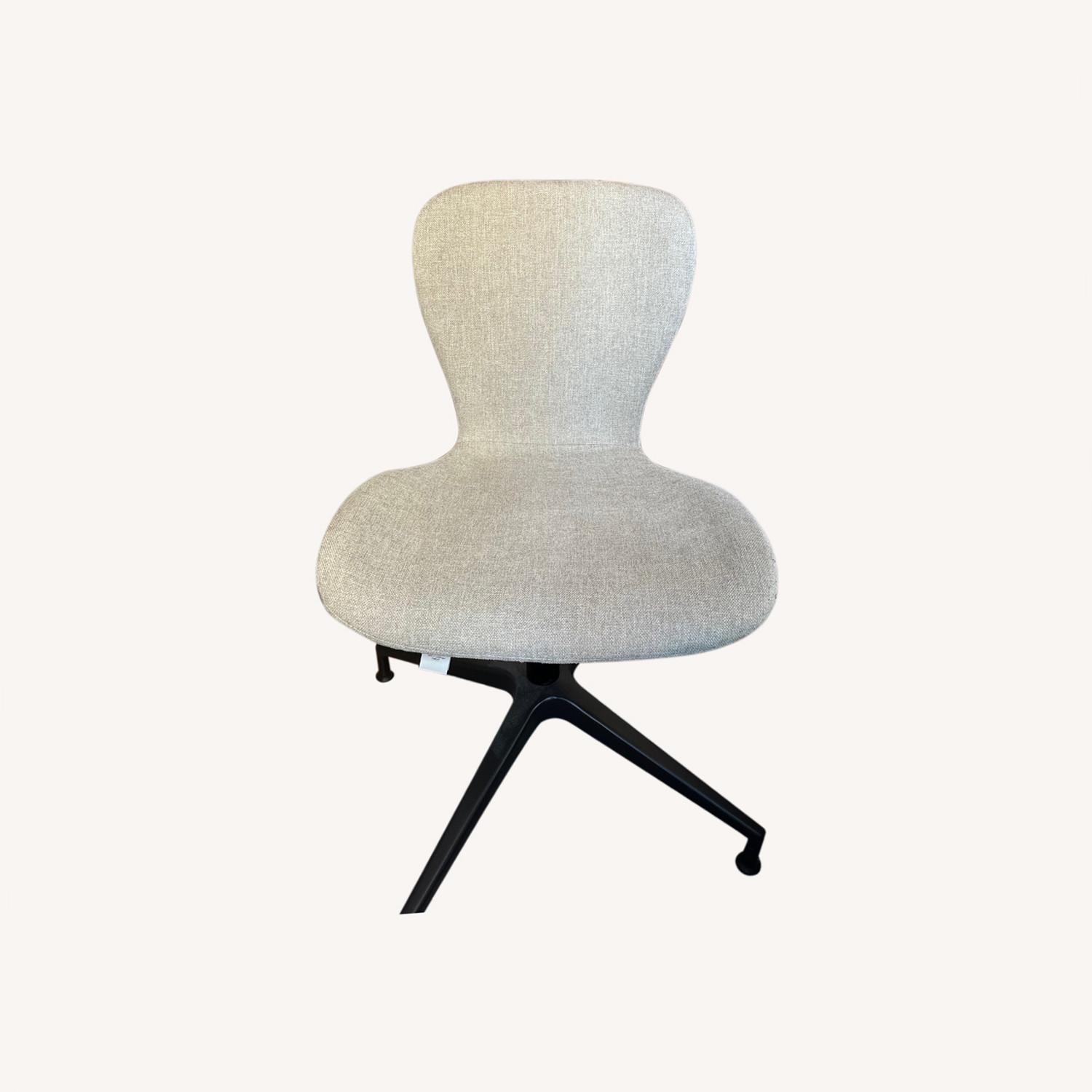 Pottery Barn Upholstered Swivel Desk Chair - image-0