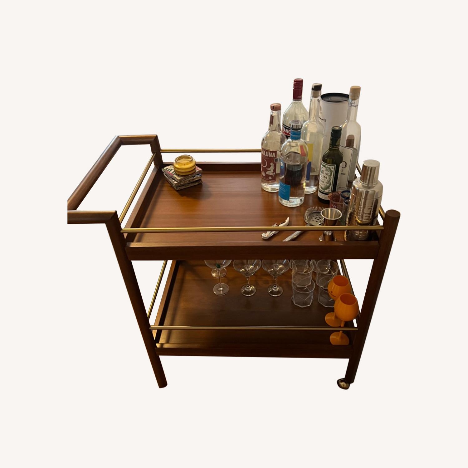West Elm Mid Century Bar Cart - image-0