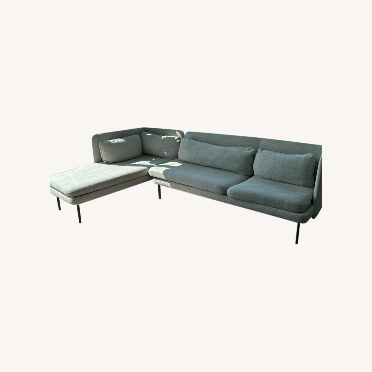 Blu Dot Bloke Sofa with Chaise - image-0