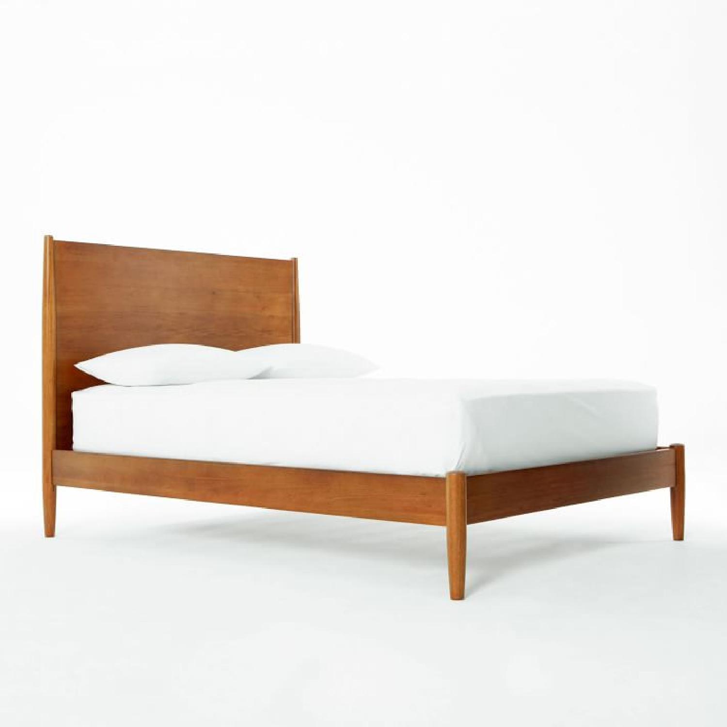 West Elm Mid-Century Queen Bed Acorn - image-6