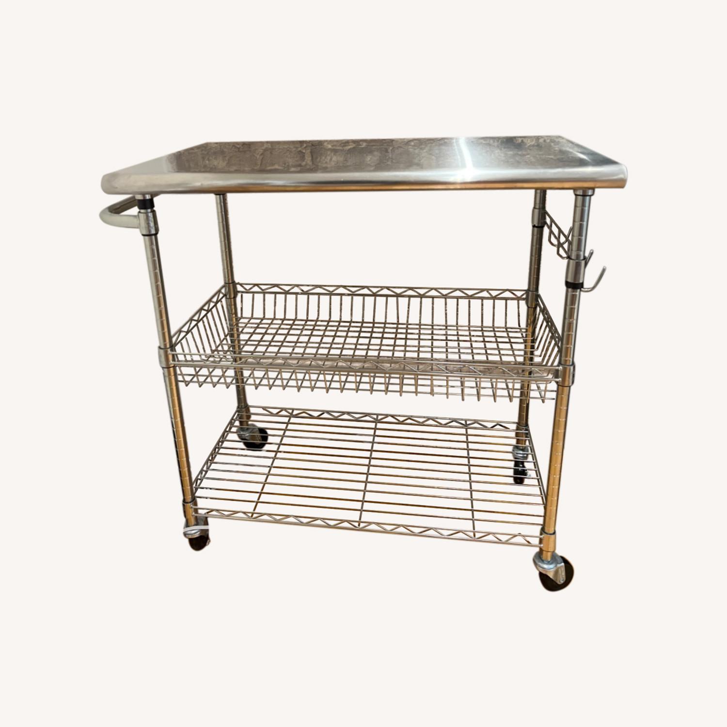 Stainless Steel Kitchen Cart - image-0