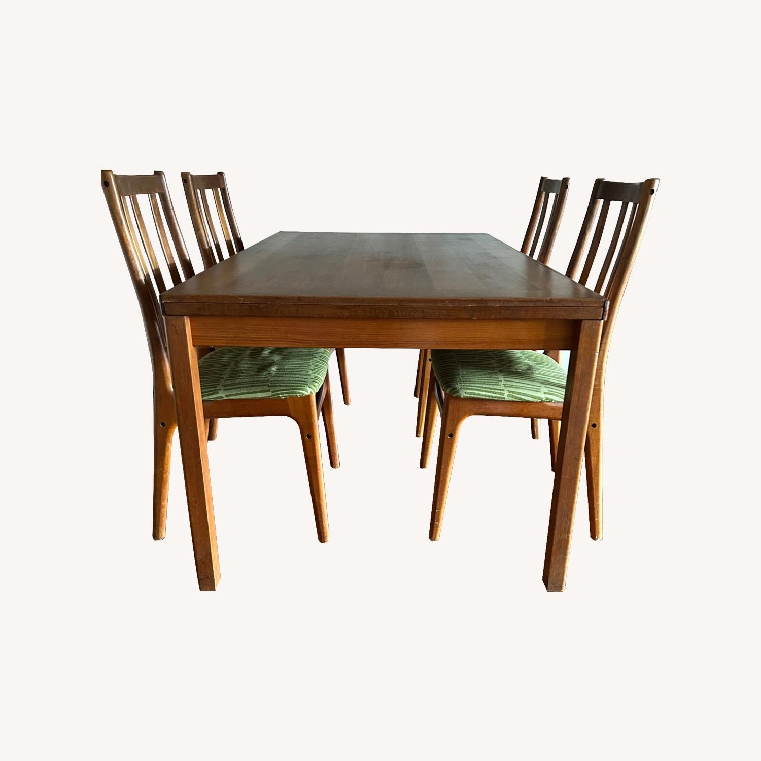 Danish Mid Century Dining Table & Chairs - image-0