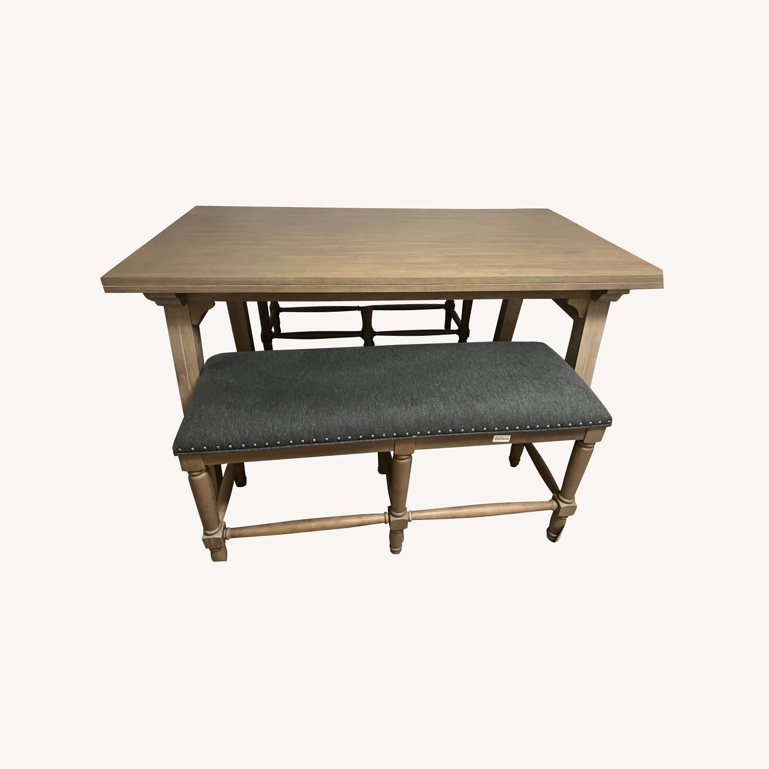 Raymour & Flanigan Counter Hight Dining Set - image-0