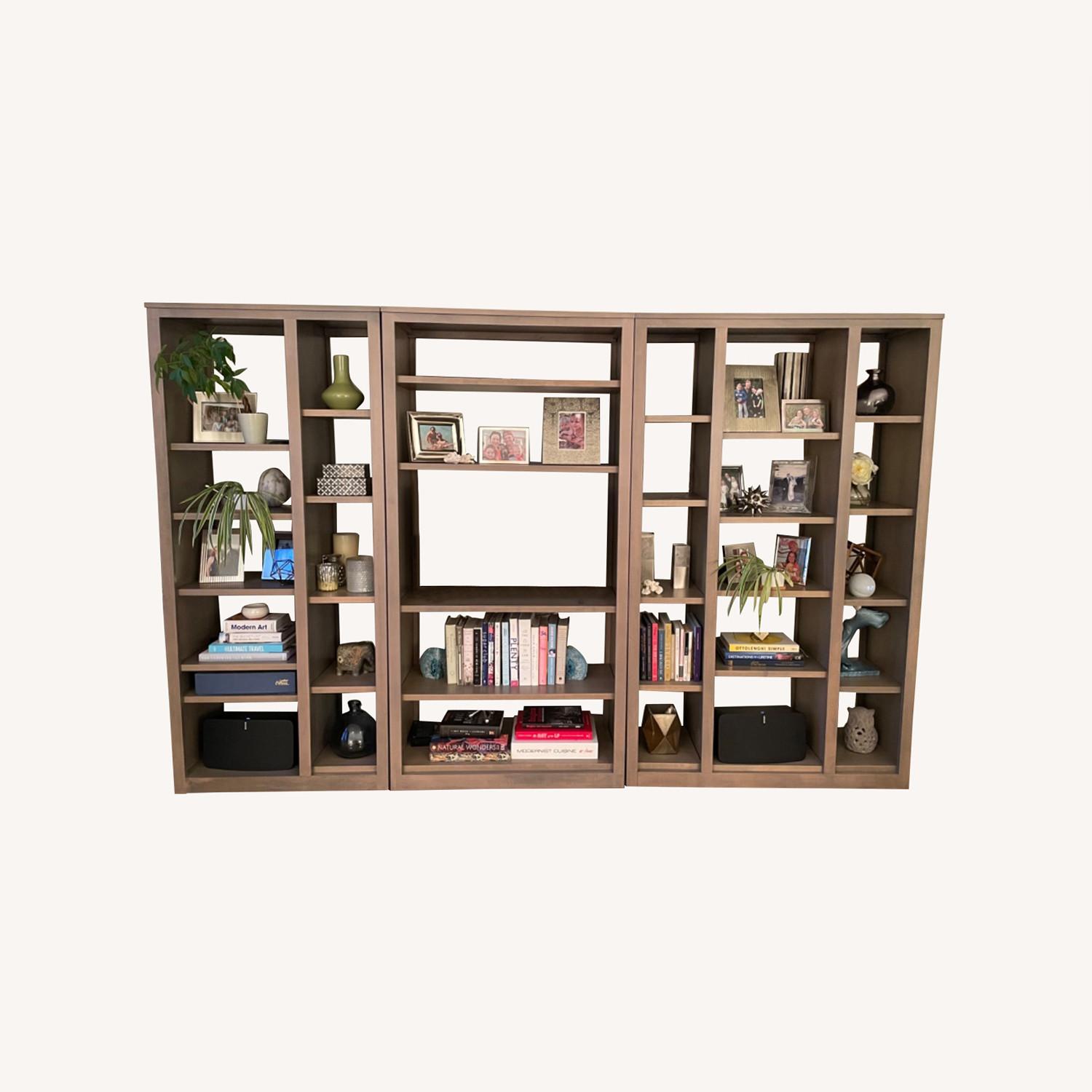 Room & Board Gray Maple Wall Unit - image-0