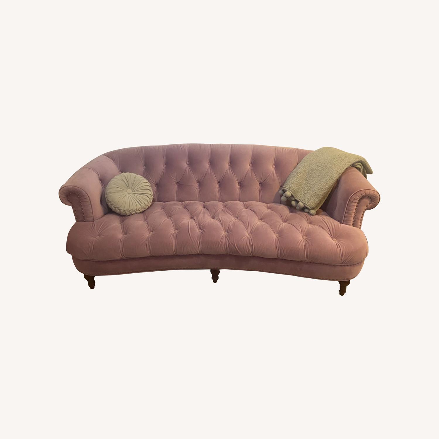 Wayfair Lavender Velvet Sofa - image-0