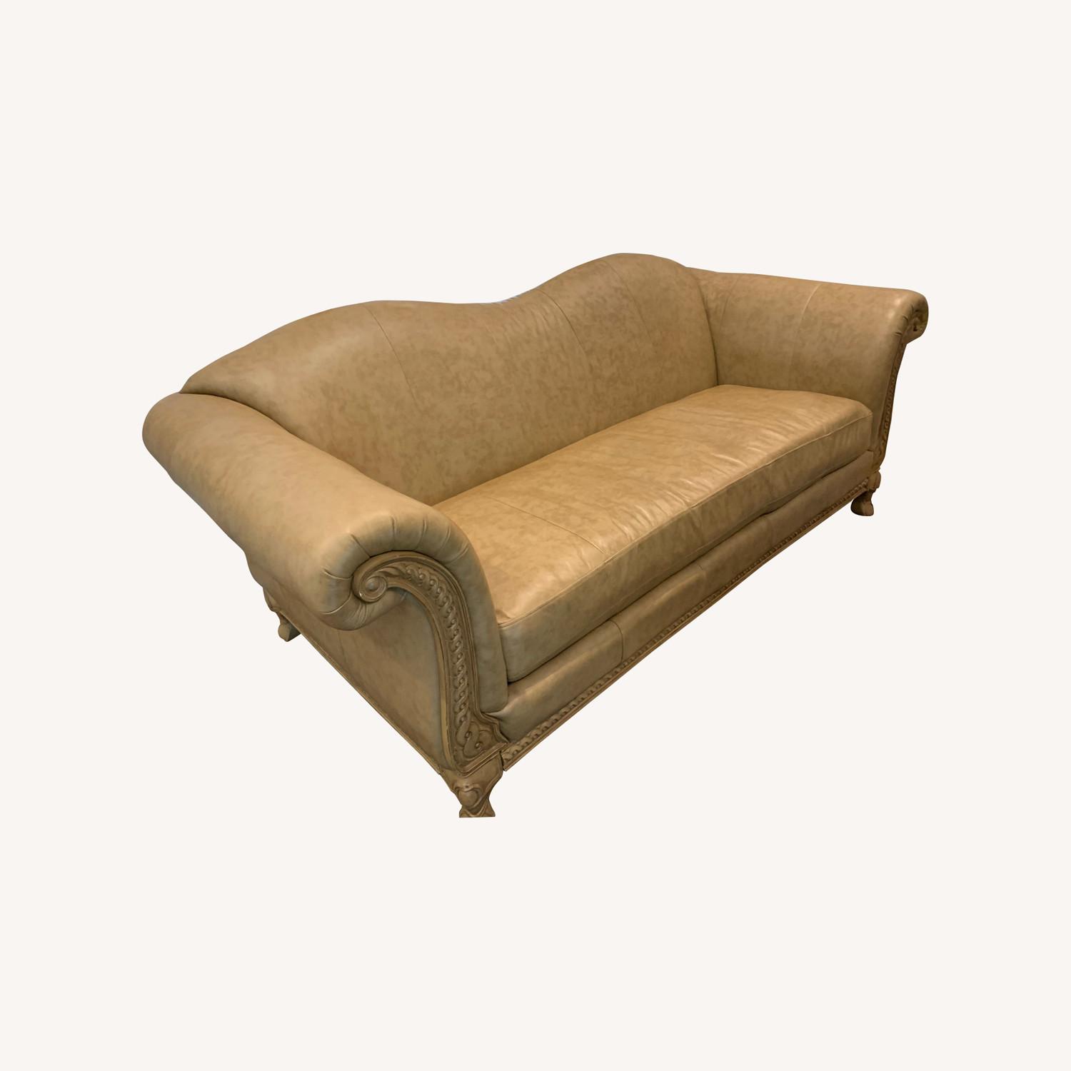 Vintage Leather 3 Seat Sofa - image-0