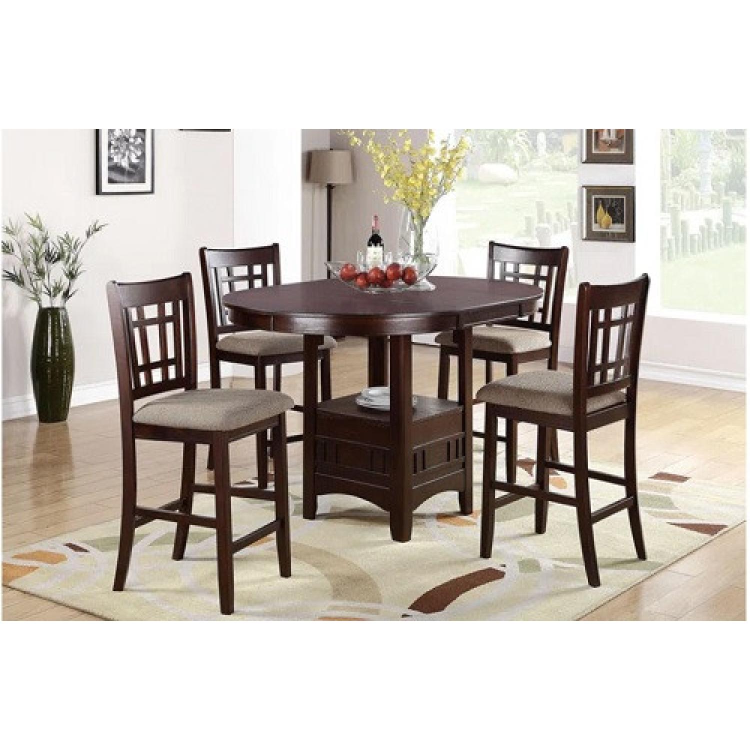 JAIPUR Living Counter Height Expandable Dining Table - image-3