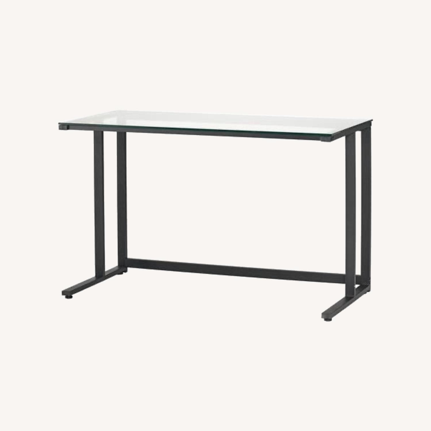 Christopher Knight Tempered Glass Computer Desk - image-0