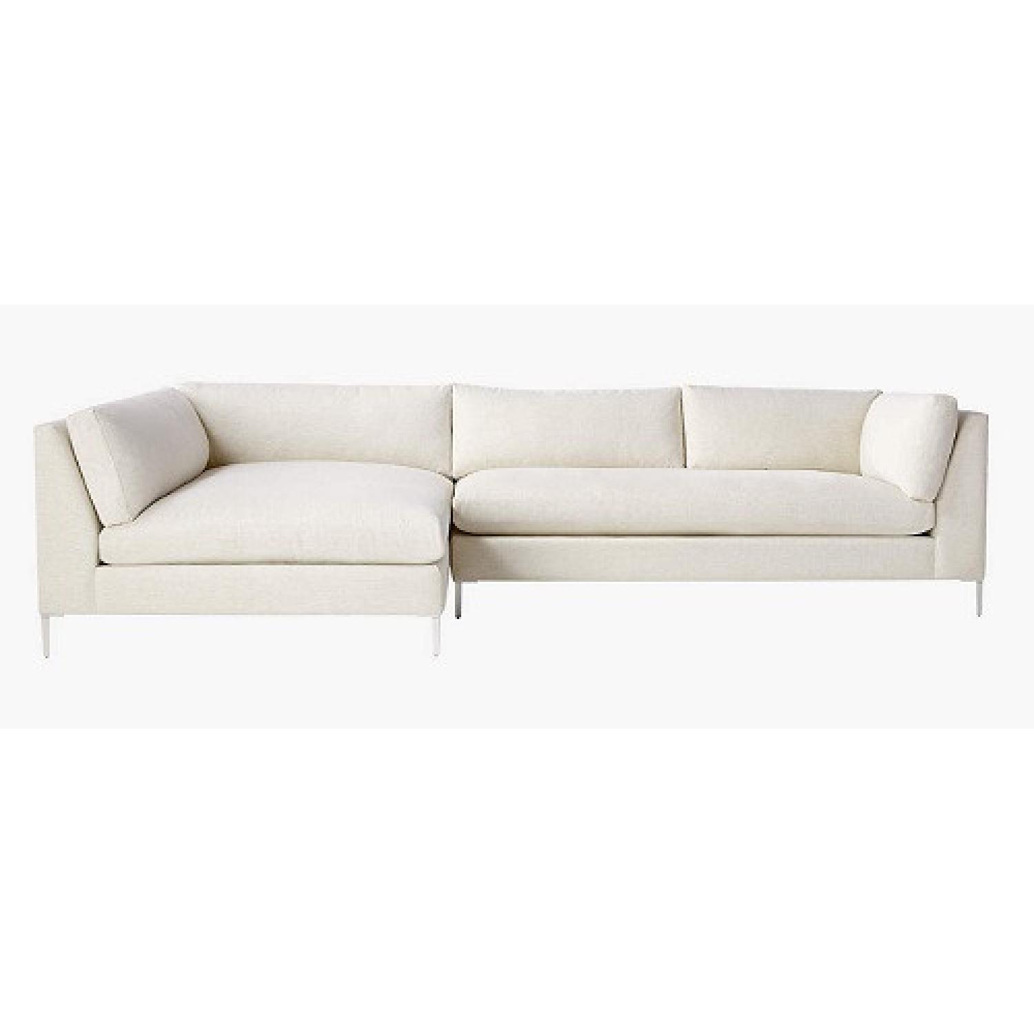 CB2 Sectional Couch w Some Blemishes - image-8