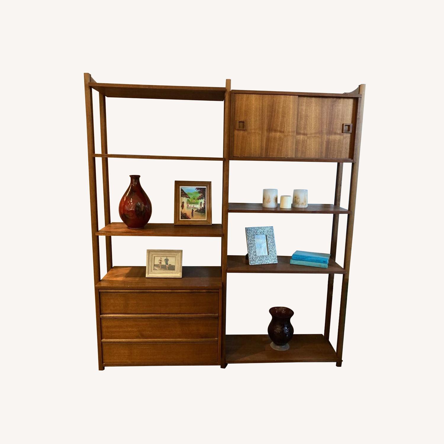 Mid Century Shelving Unit Book Shelf AptDeco