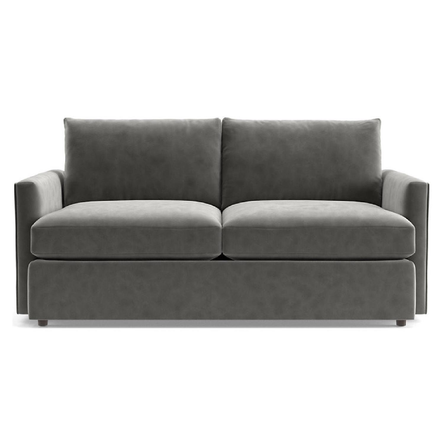 Crate & Barrel Lounge Deep Apartment Sofa - image-3