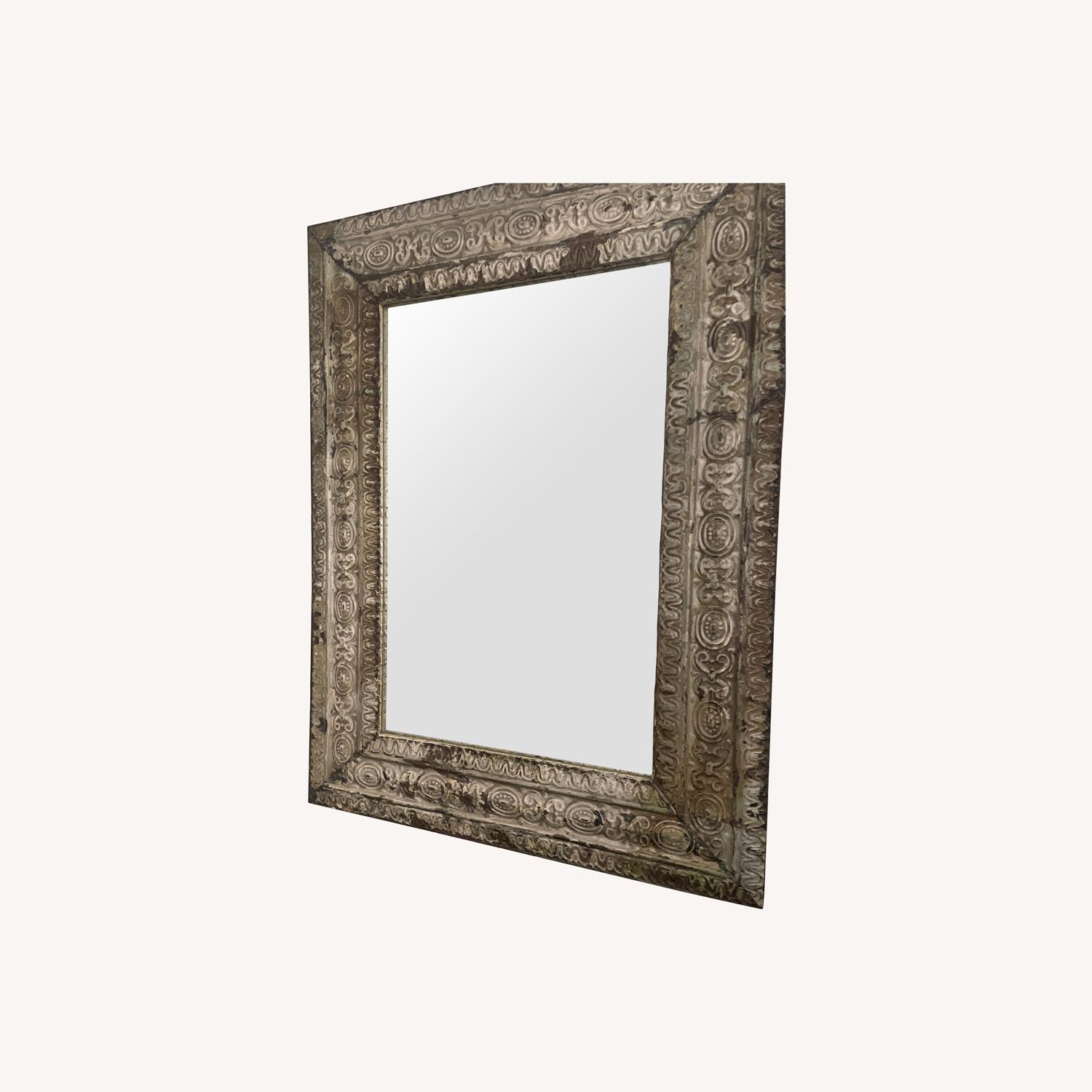 Vintage Tin Mirror - image-0