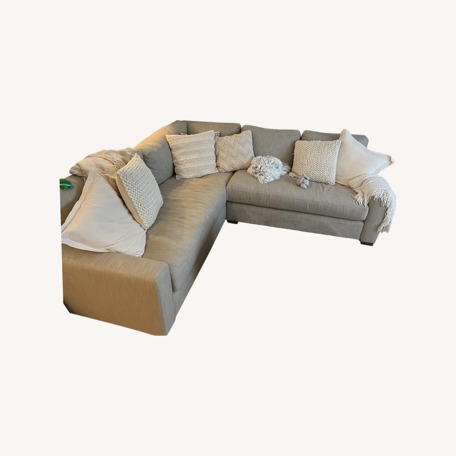 Restoration Hardware Custom Maxwell Sectional AptDeco