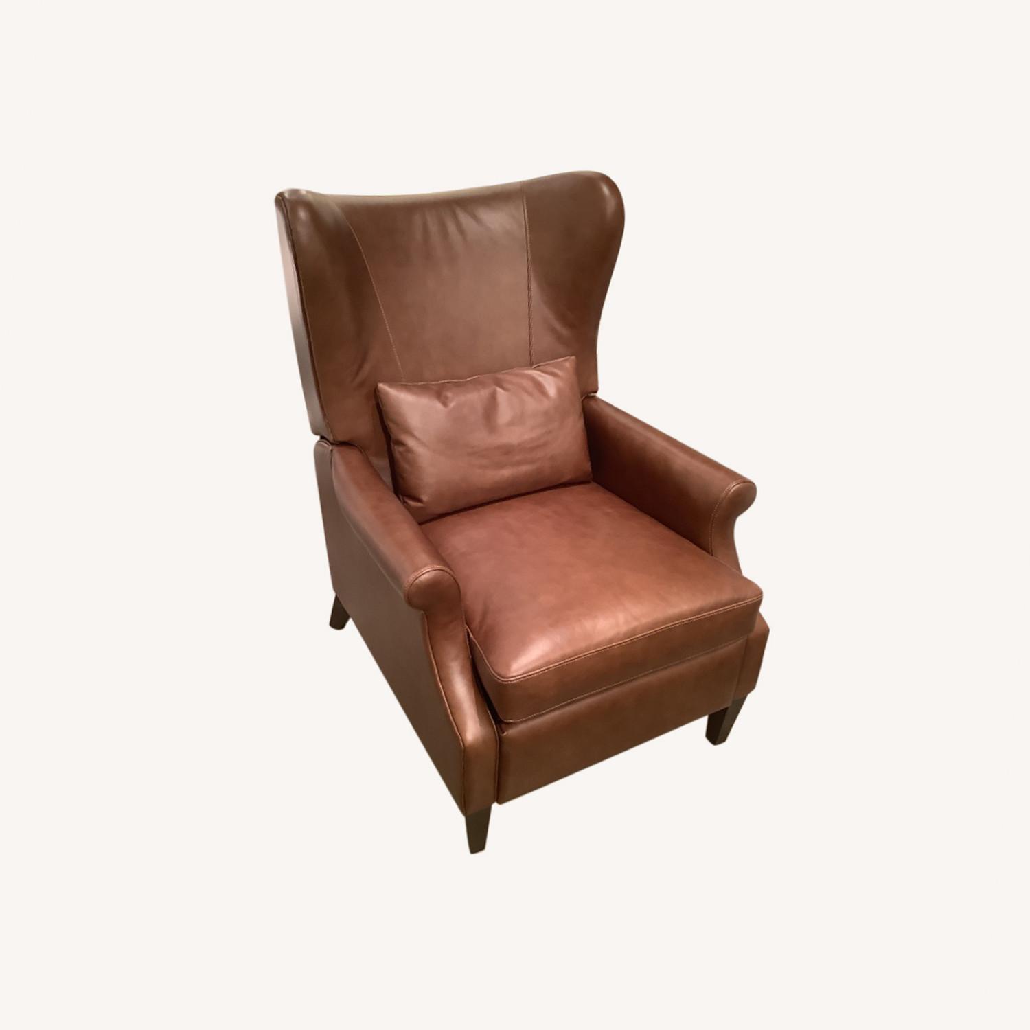 Pottery Barn Champlain Leather Recliner AptDeco