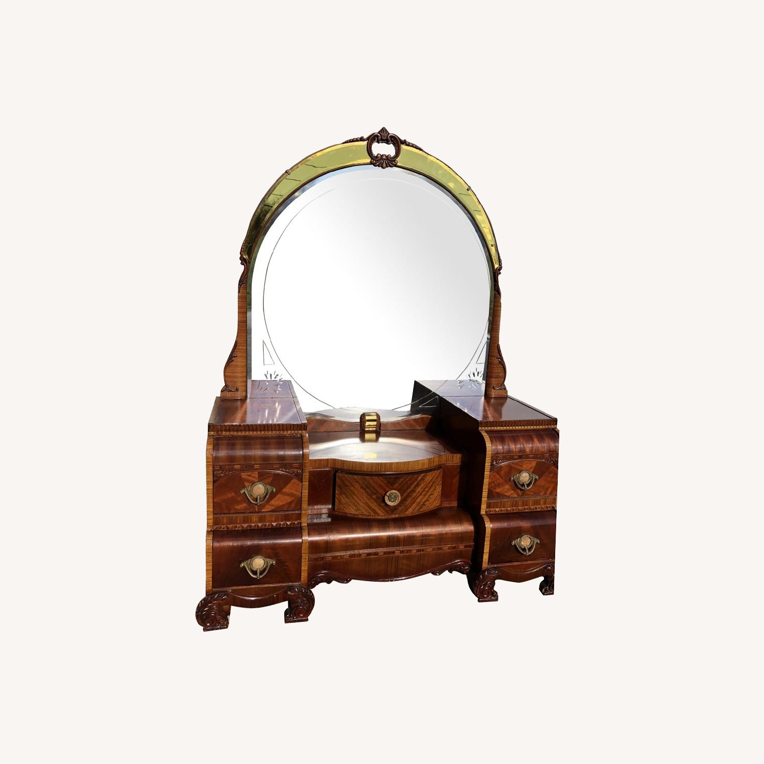 Vintage Art Deco Vanity - image-0