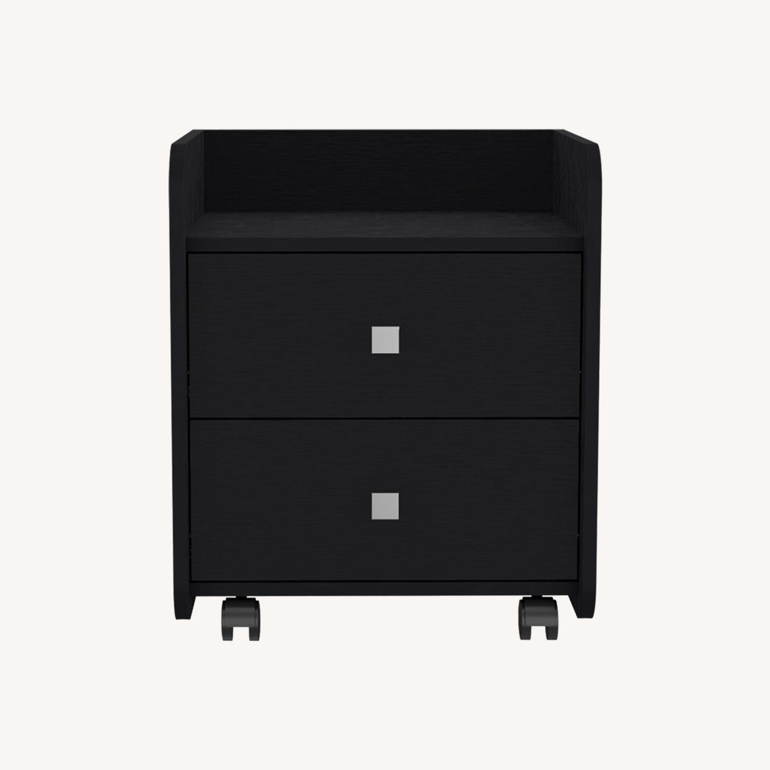 Nightstand Csmet,Bedroom -Black - image-0
