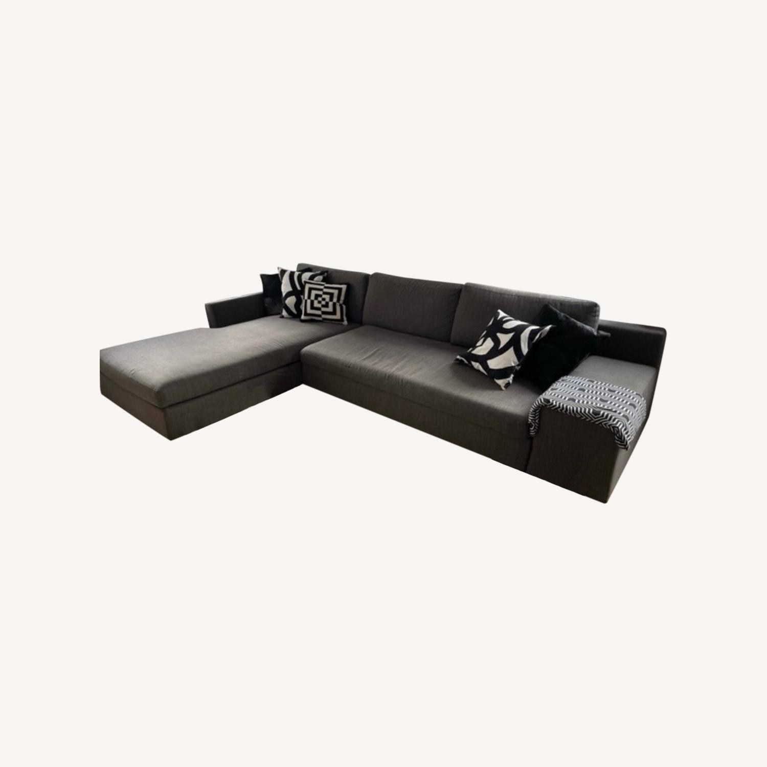 Cassina Grey Sectional Philippe Starck - image-0