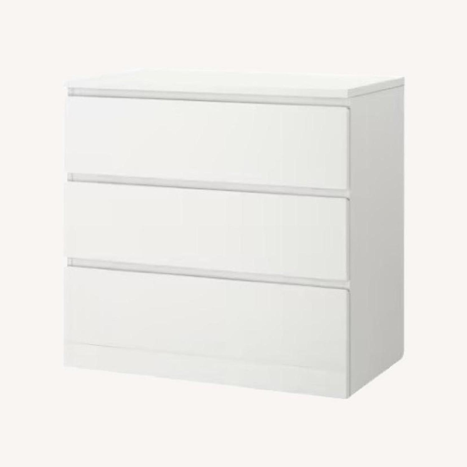 IKEA Malm 3 Drawer Dresser - image-0