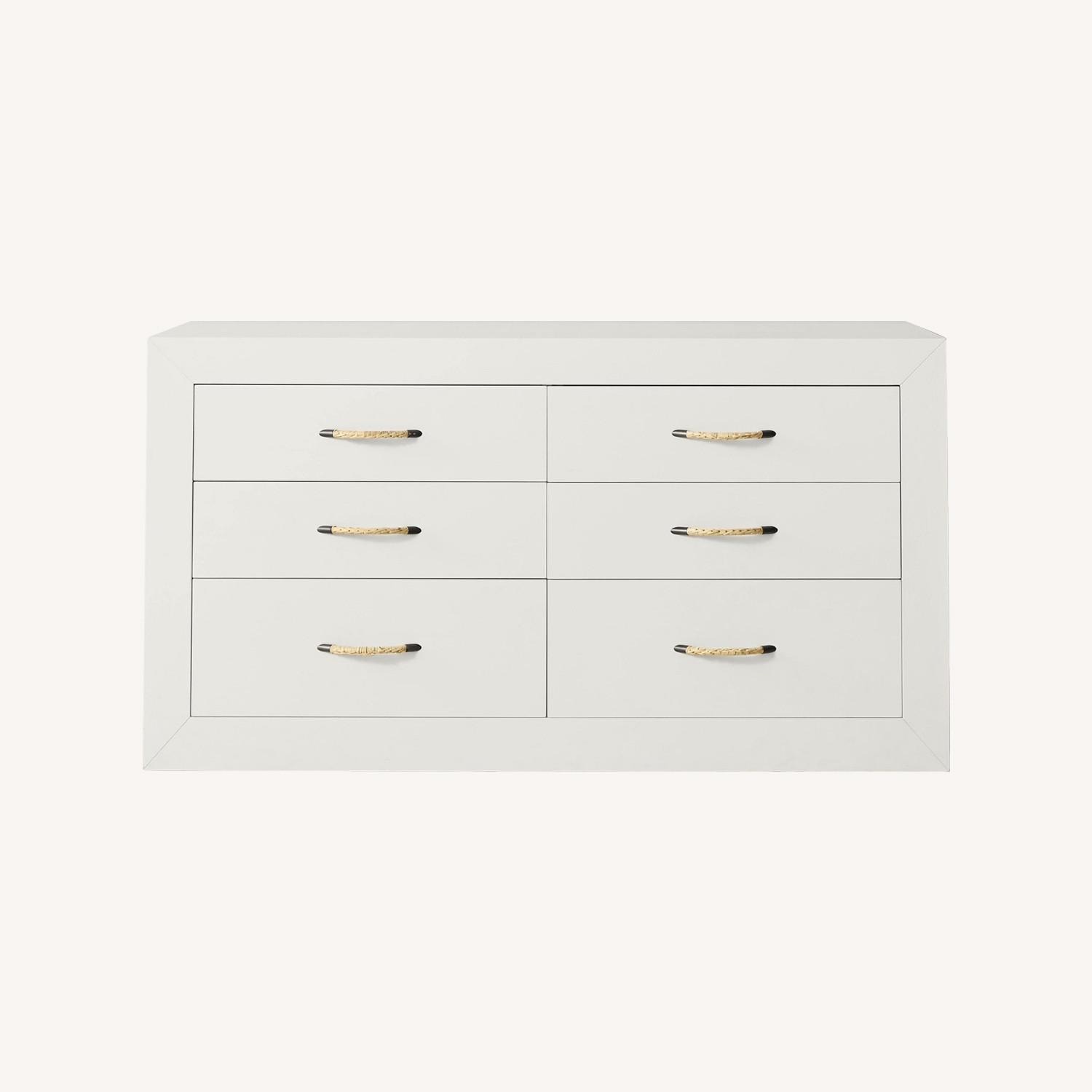Williams Sonoma Malta 6 Drawer Wide Dresser AptDeco