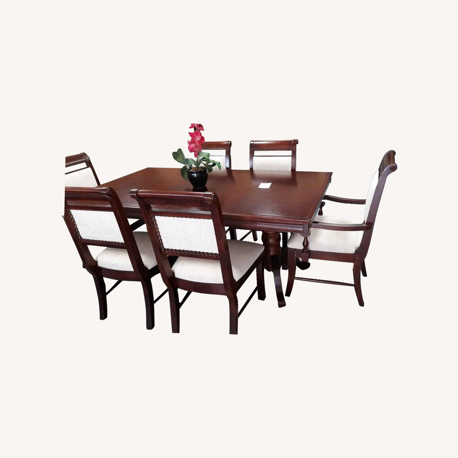 Brown Dining Table AptDeco