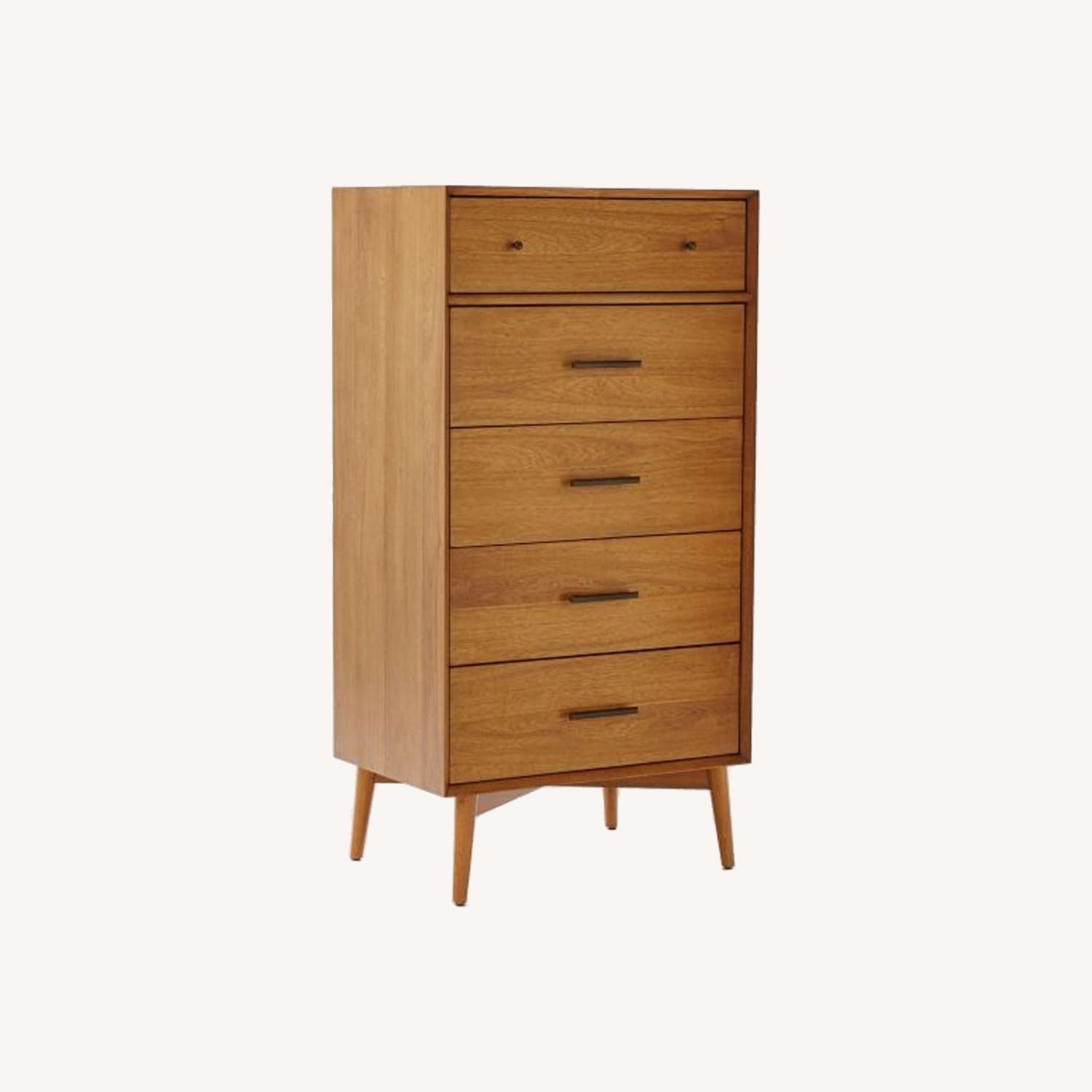 West Elm Mid-Century 5-Drawer Dresser (27") - image-0