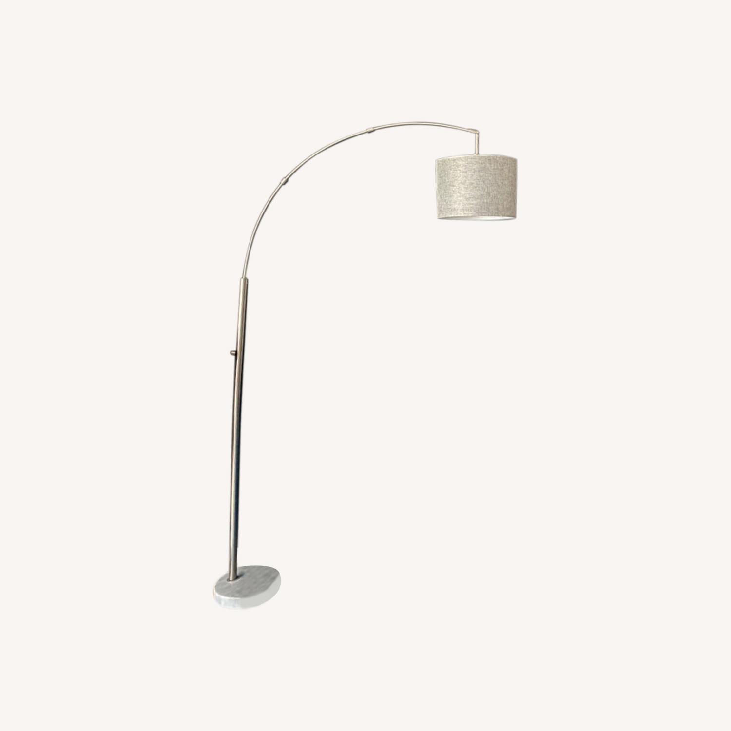 AllModern Silver Arc Floor Lamp - image-0