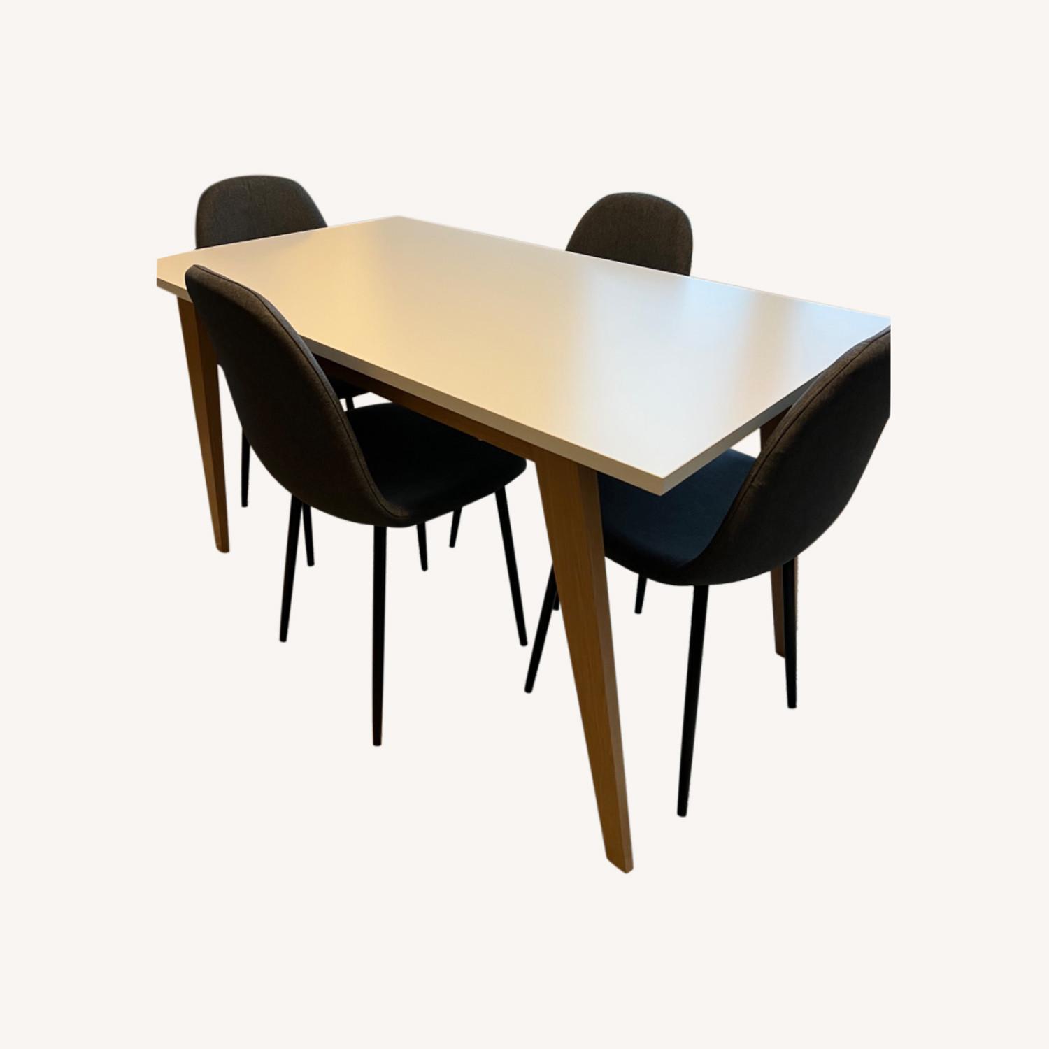 Wayfair Mid century Dining Set AptDeco