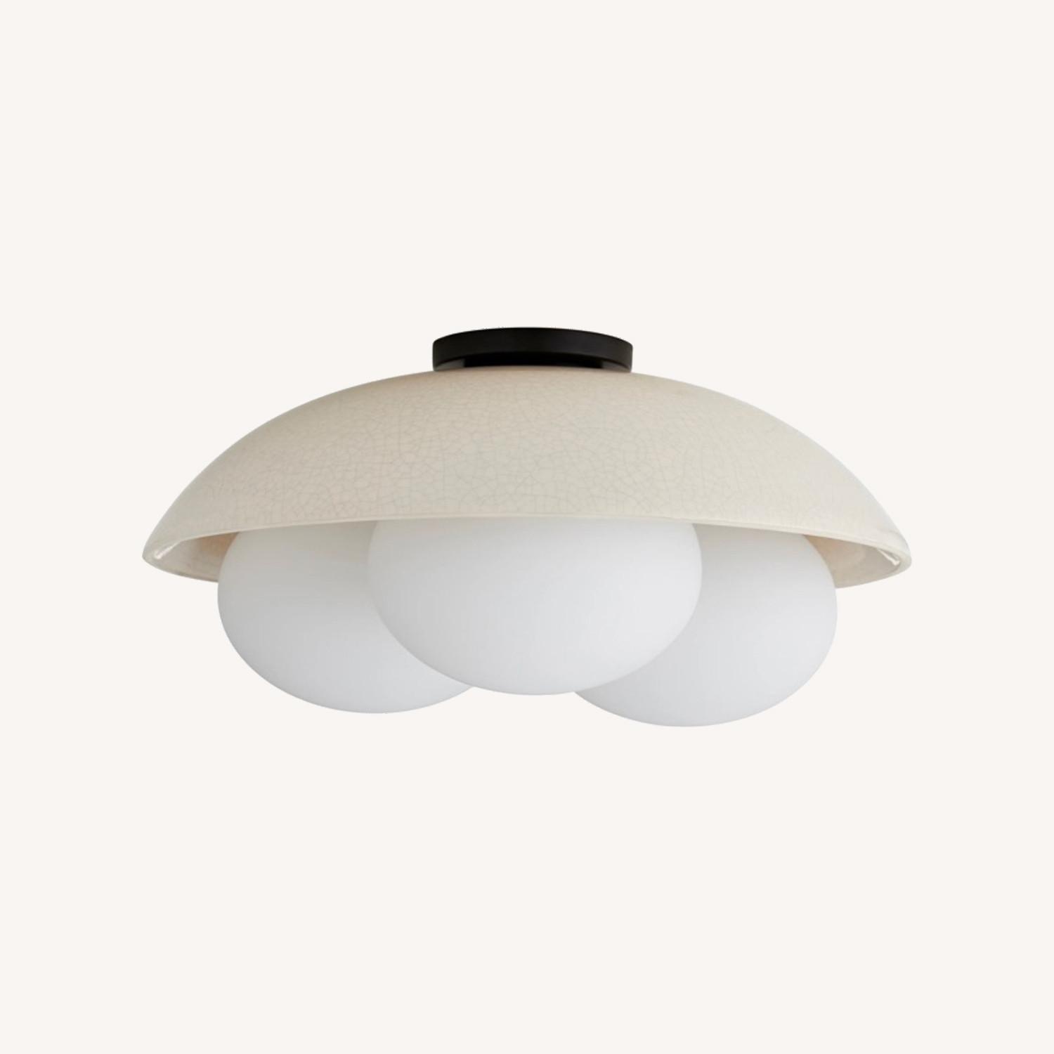 Glaze Flush Mount Ceramic Light - image-0