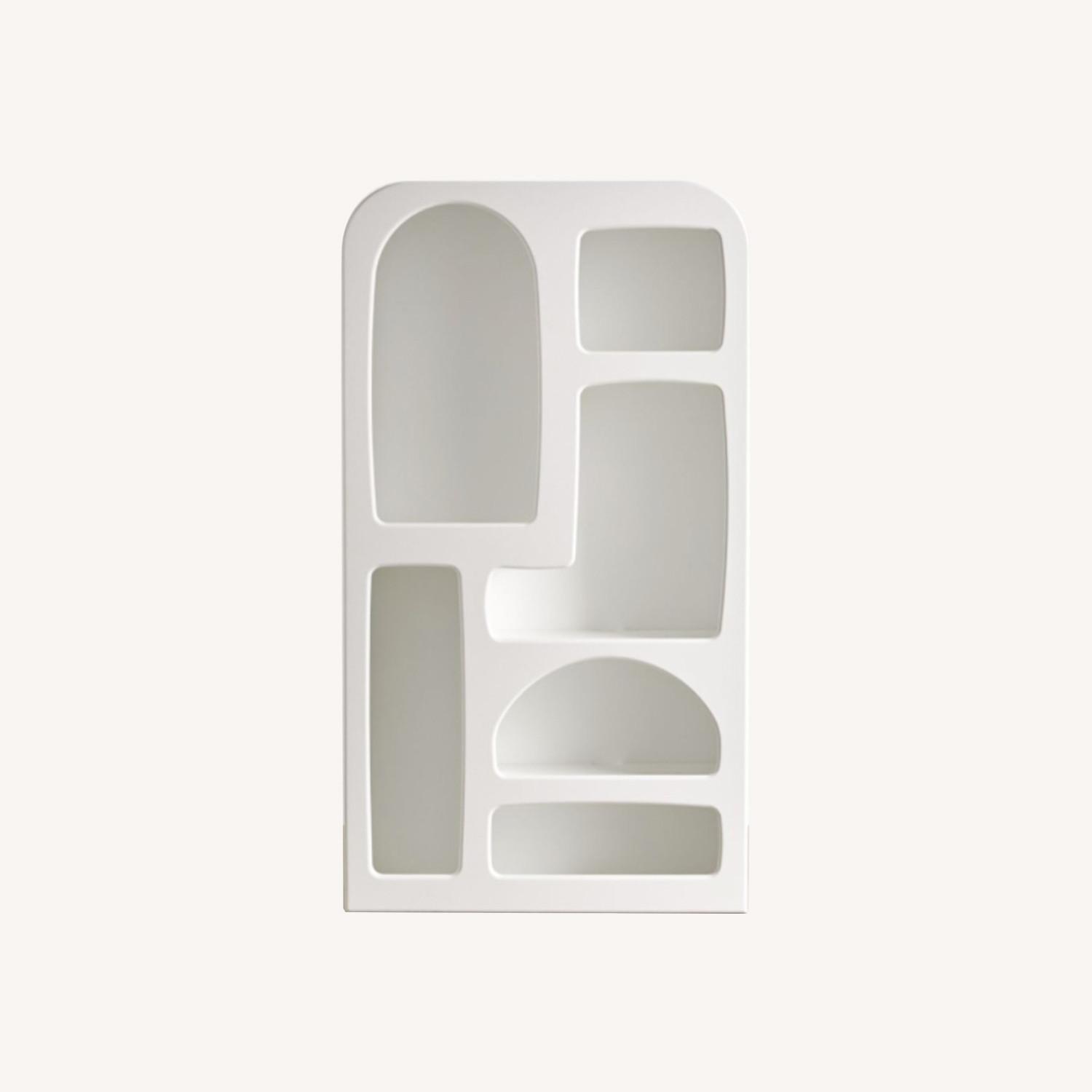 Urban Outfitters White Bookshelf AptDeco