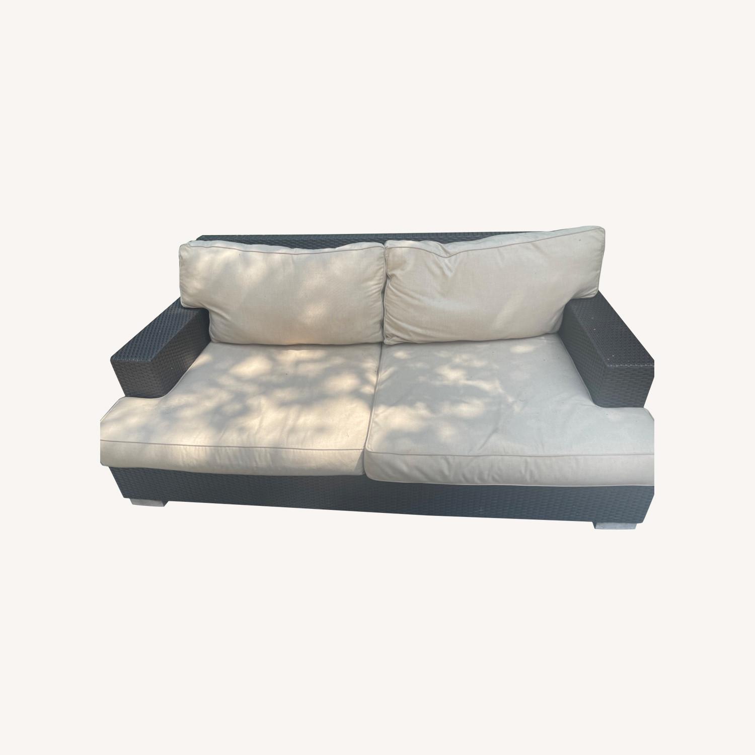 Restoration Hardware Outdoor Wicker Furniture - image-0