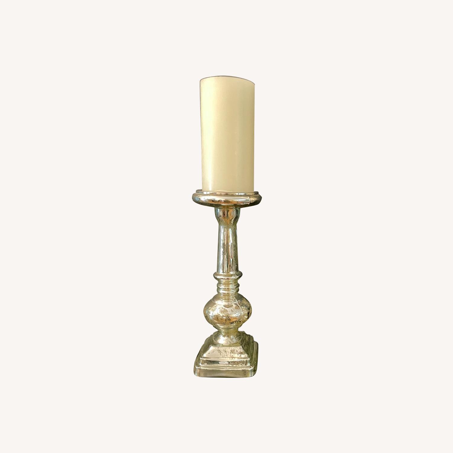 Pottery Barn Candle Holders And Pillar Candles AptDeco