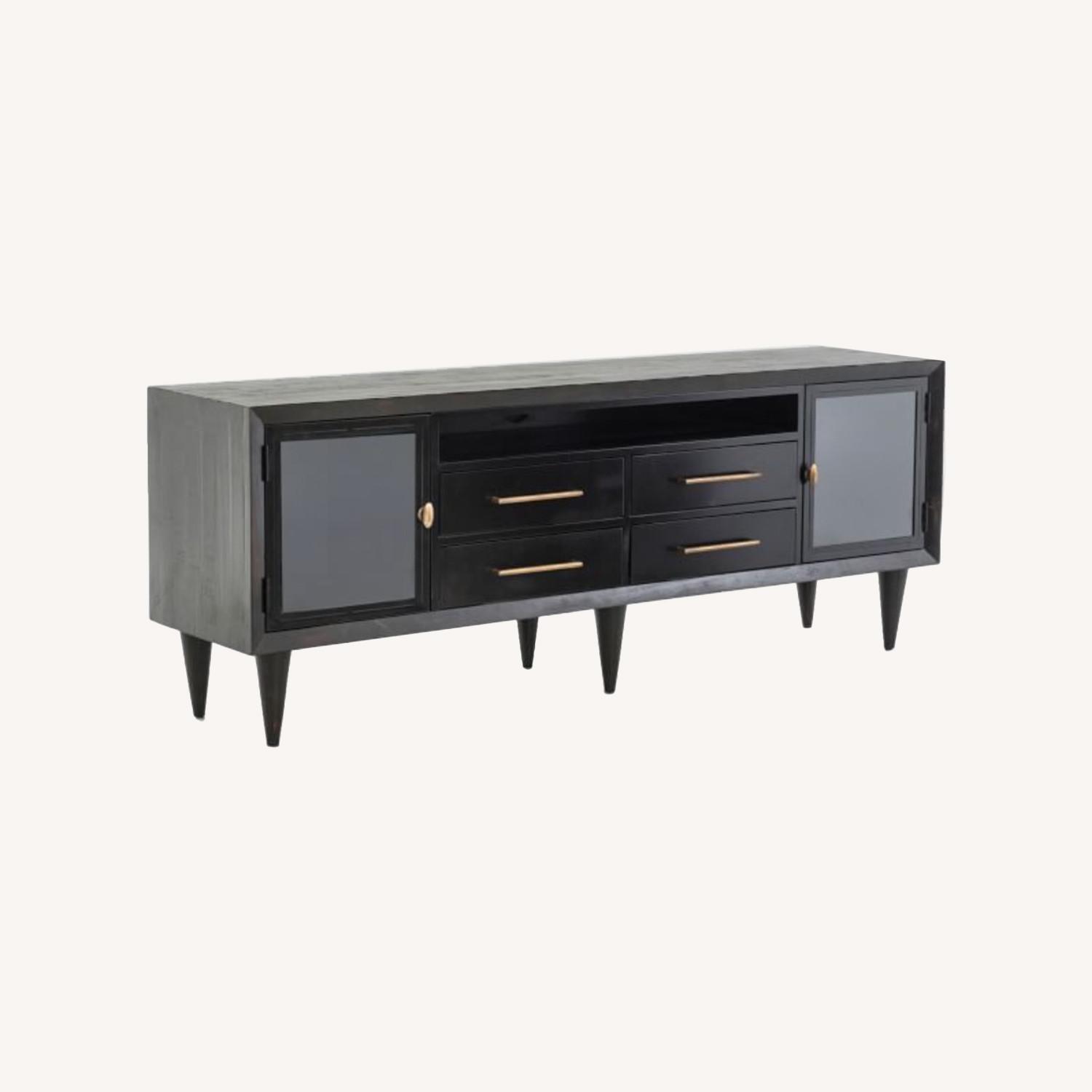 West Elm Alexa Burnished Media Console 74" - image-0