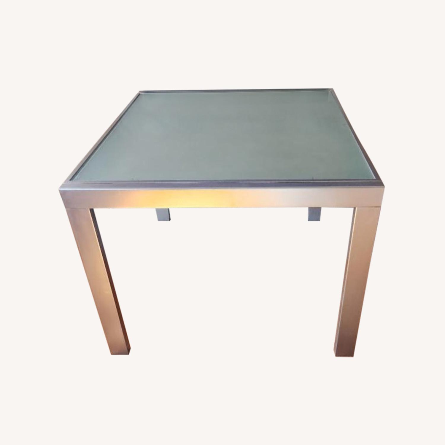 Extendable Glass Dining Table - image-0