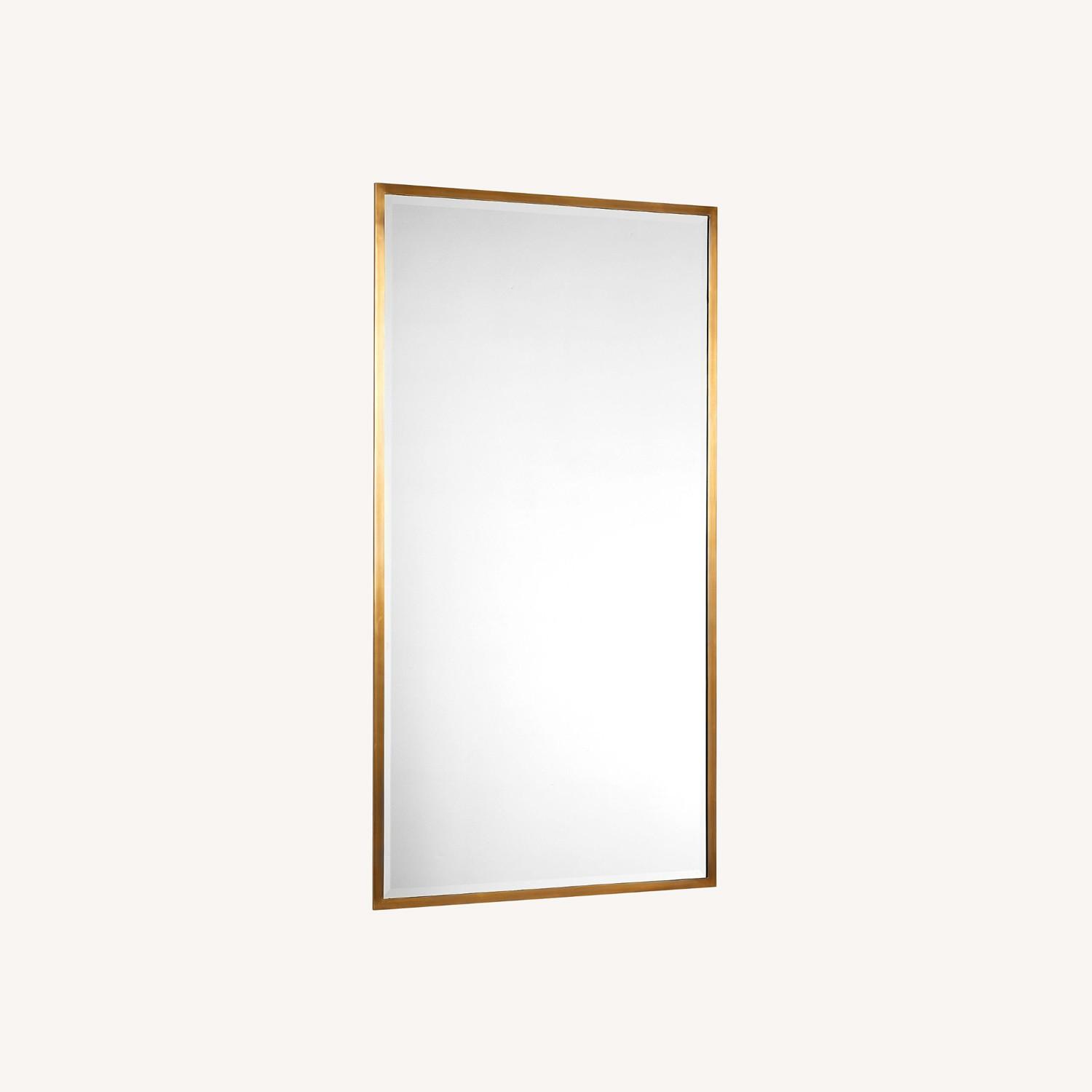 Pottery Barn Layne Floor Mirror AptDeco
