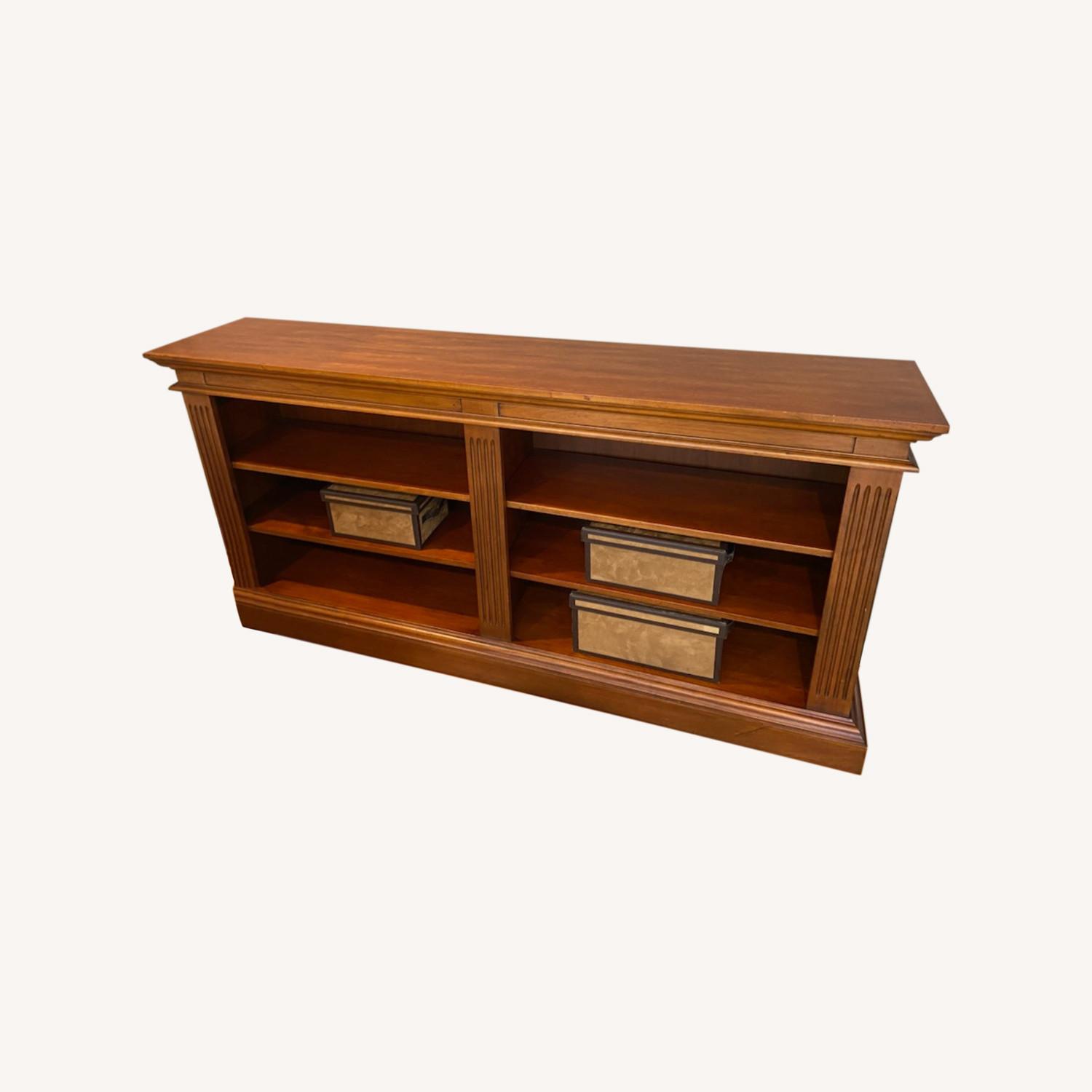 Dark Brown Bookcase - image-0