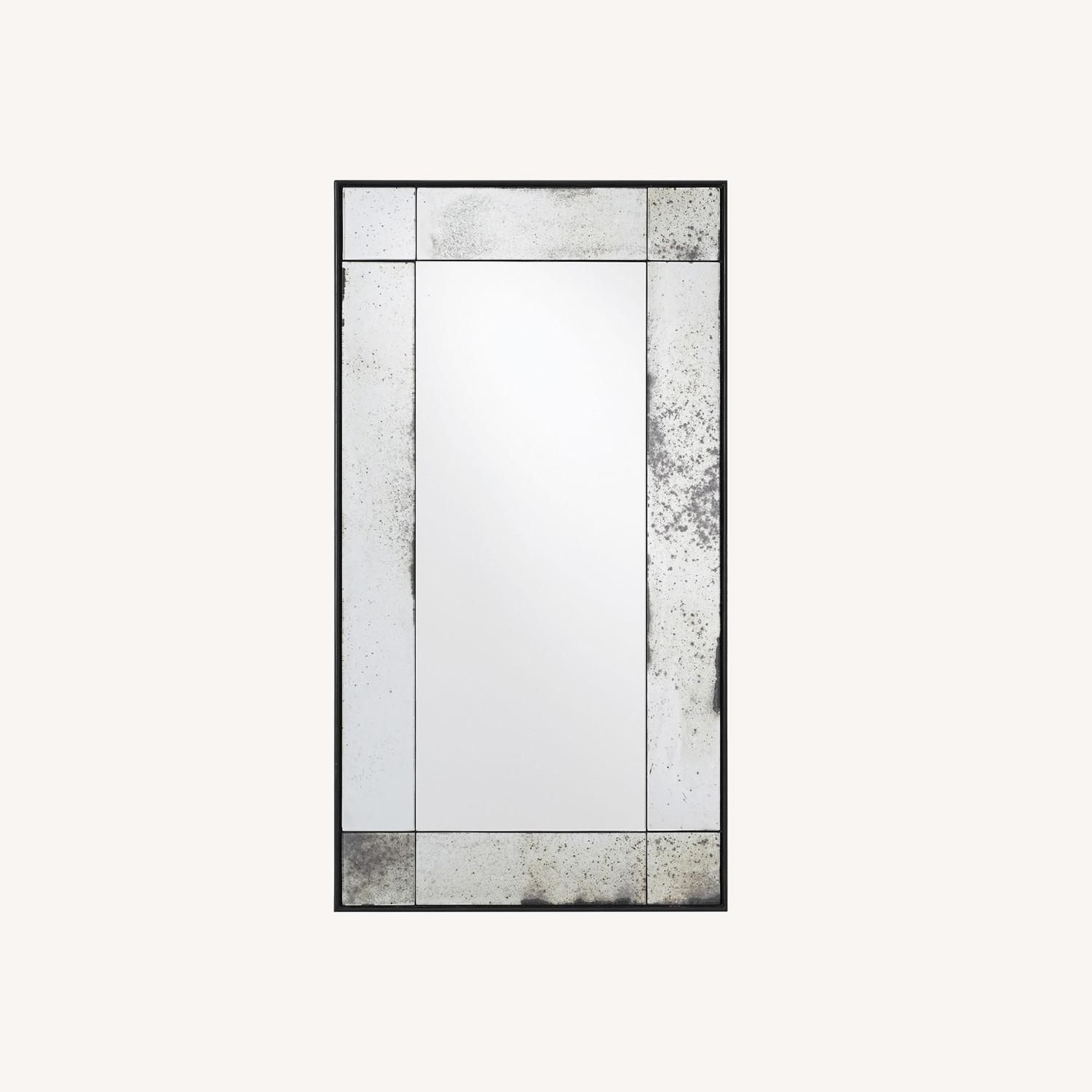 Pottery Barn Tribeca Antiqued Glass Wall Mirror - image-0