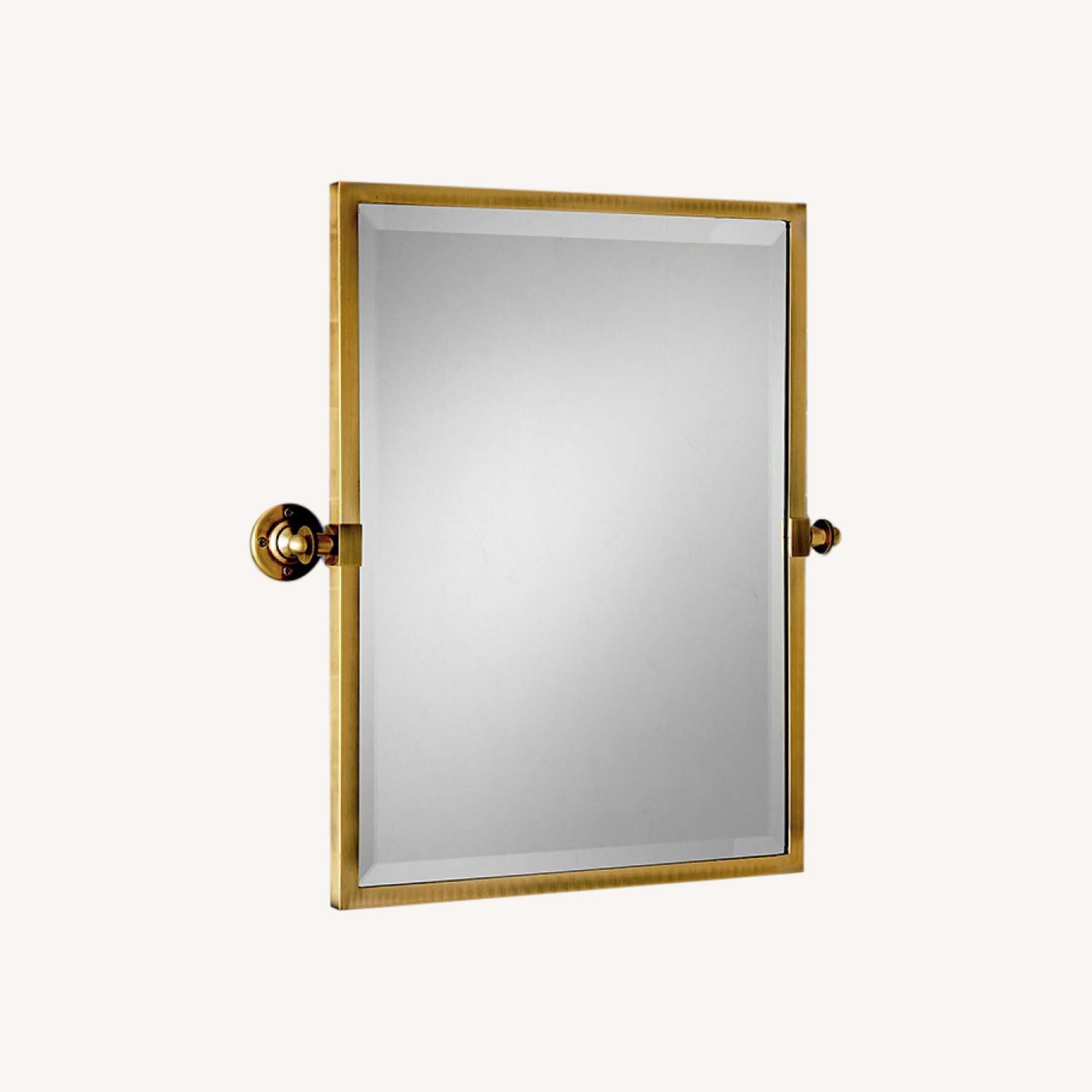 Pottery Barn Kensington Rectangular Pivot Mirror AptDeco