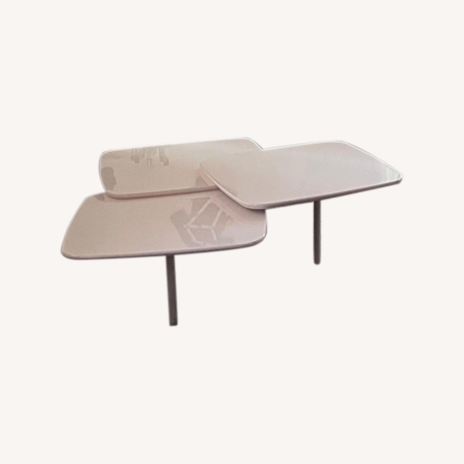 White Contemporary Coffee Table - image-0
