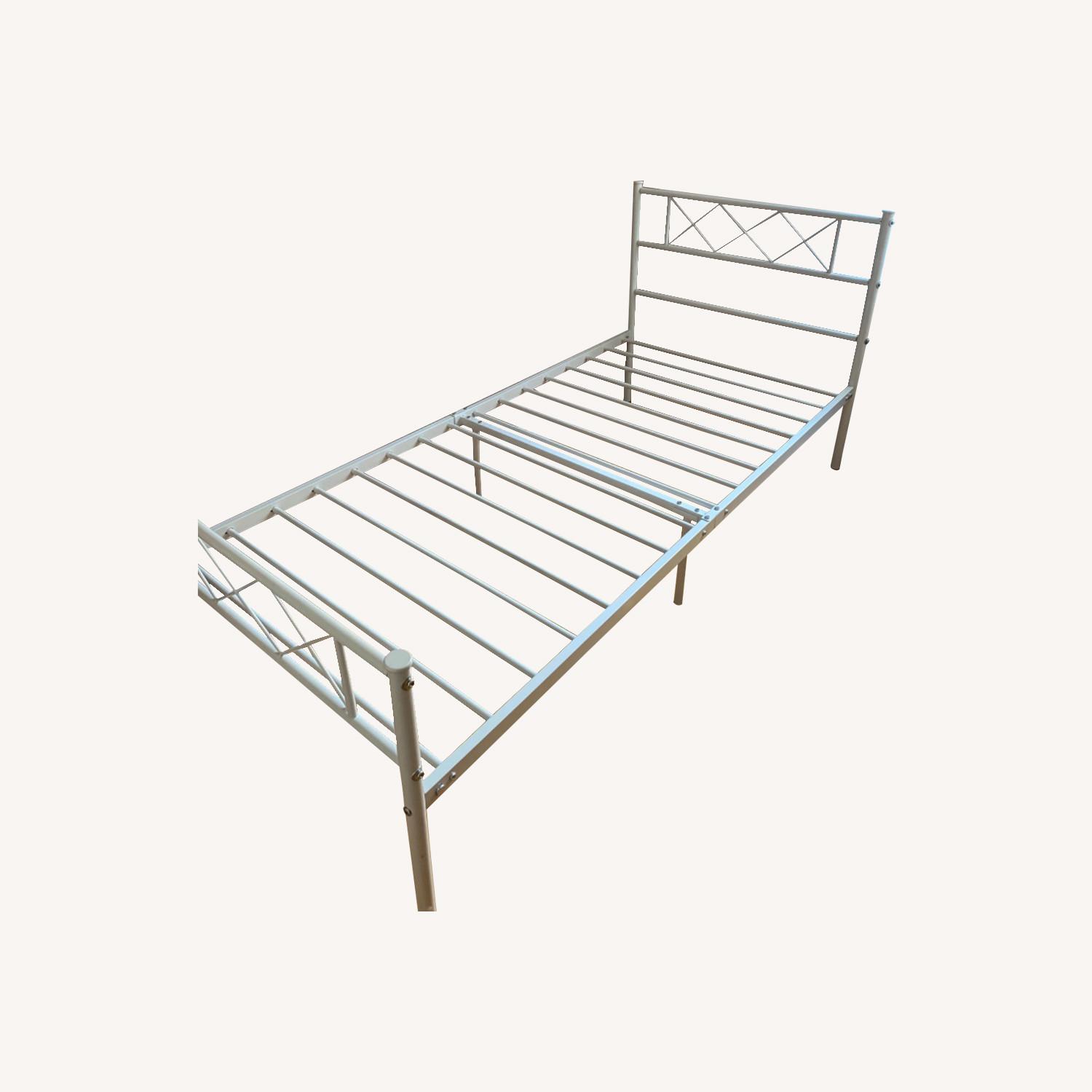 Metal Twin Bed Frame AptDeco