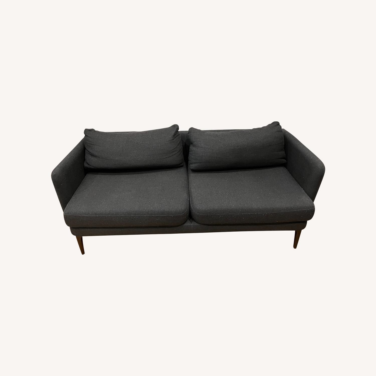 West Elm Midnight Twill Auburn Sofa - image-0