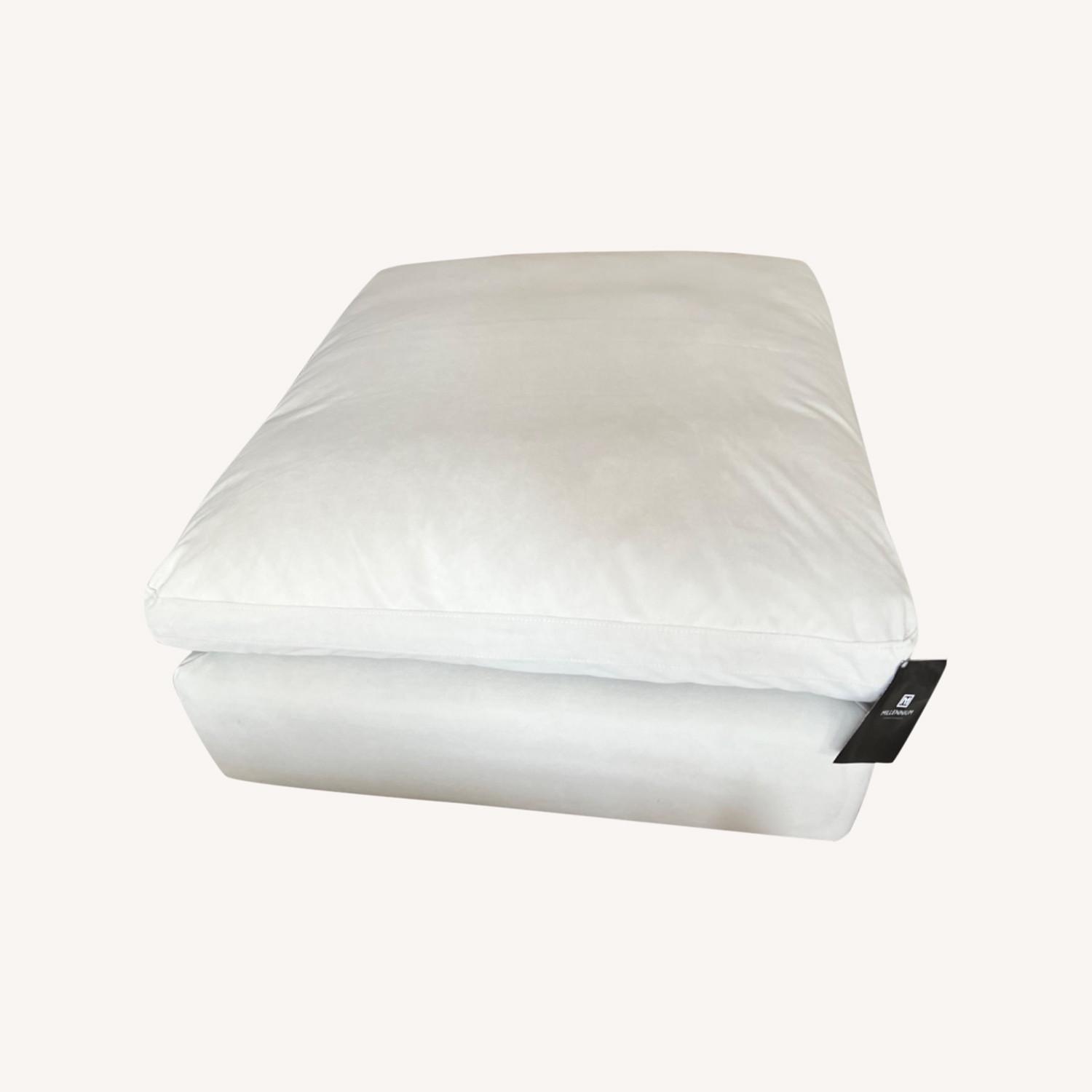 Coleman Sophie Light Grey Ottoman - image-0