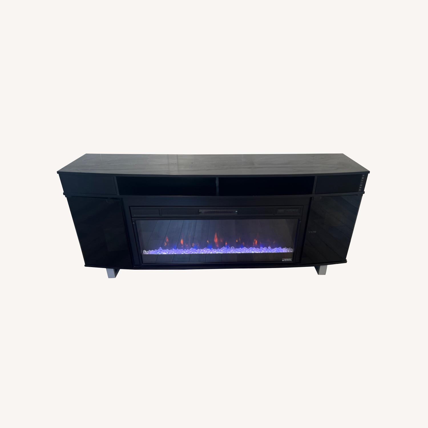 TSI Enterprise Bluetootht Console With Fireplace 72 - AptDeco