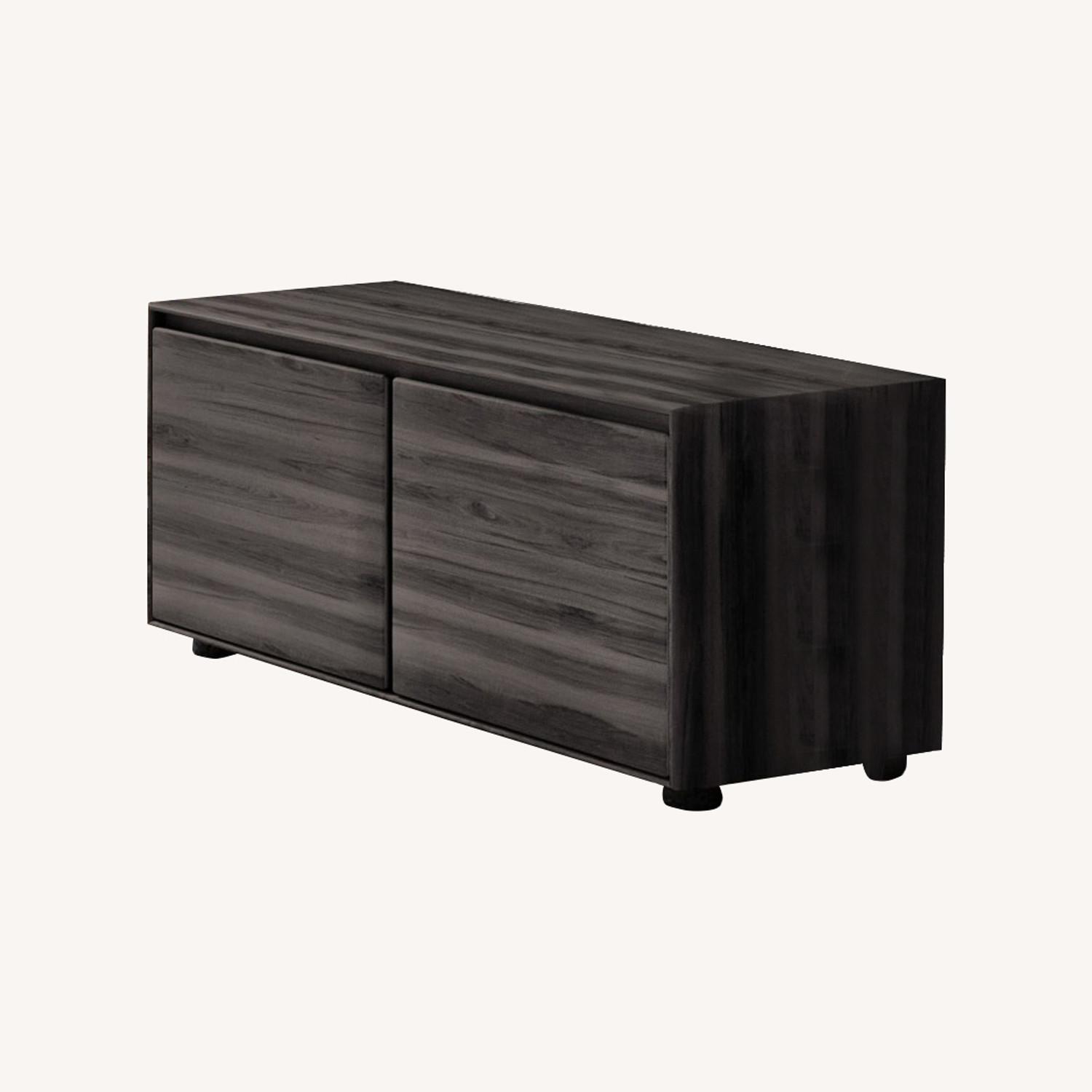 West Elm Anton Solid Wood Entryway Bench - image-0