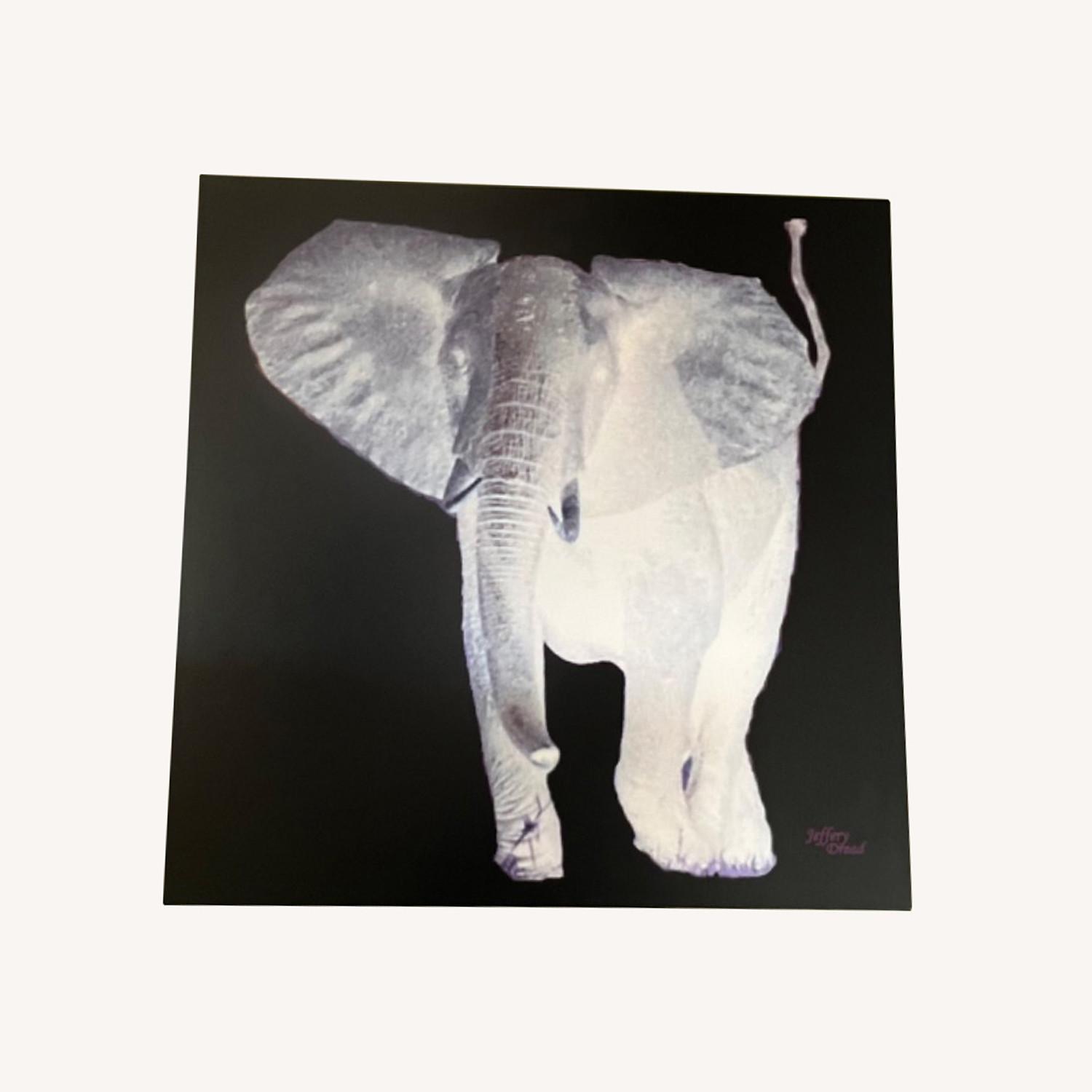 Elephant Canvas Painting by Jeffery Dread - image-0