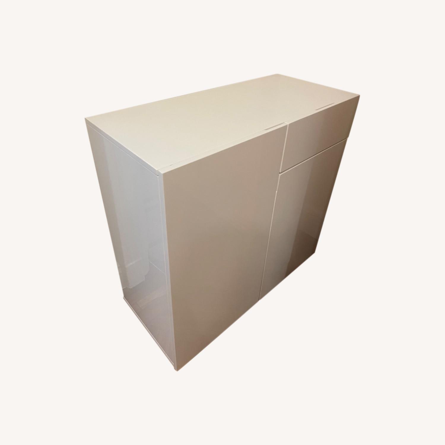 West Elm White Bar - image-0